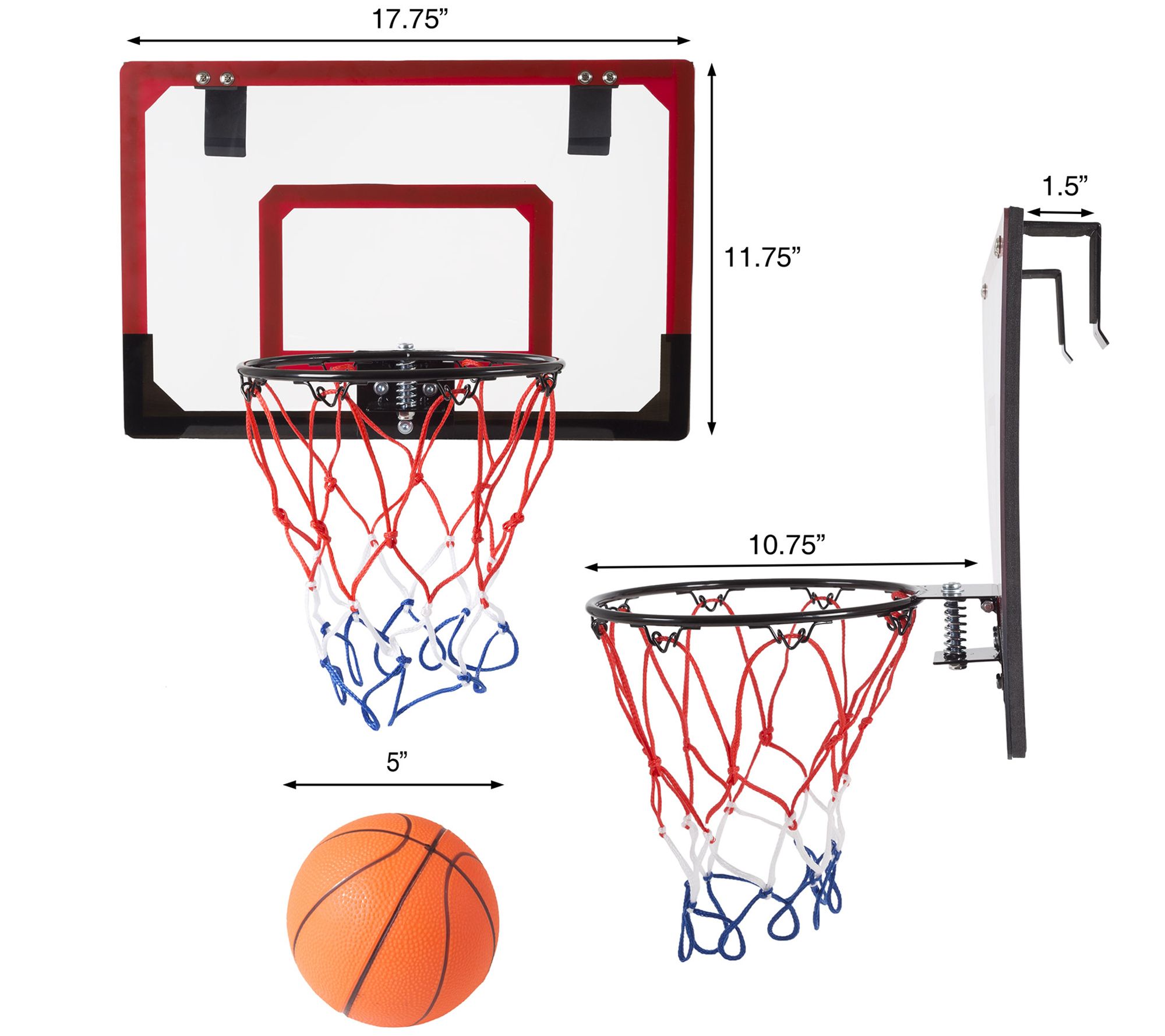 Hey! Play! Mini Basketball Hoop with Ball