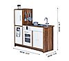 Little Chef Palm Spring Modern Play Kitchen White / Wood, 2 of 7
