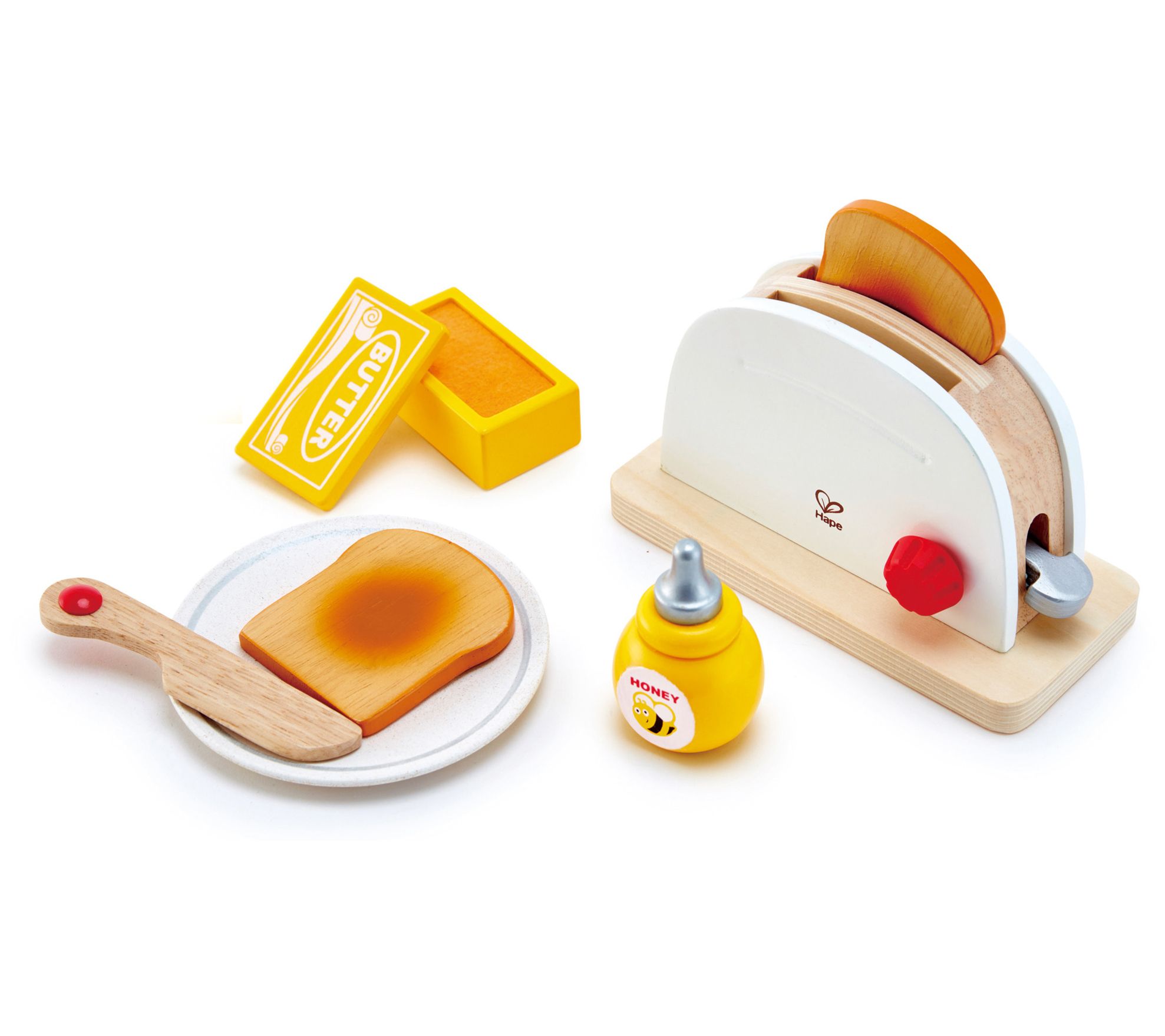 CUTE STONE Toy Kitchen Appliances Playset, Kids Kitchen Toy Mixer and  Blender with Sound & Lights, Play Toaster, Cutting Play Food, Toddler Play