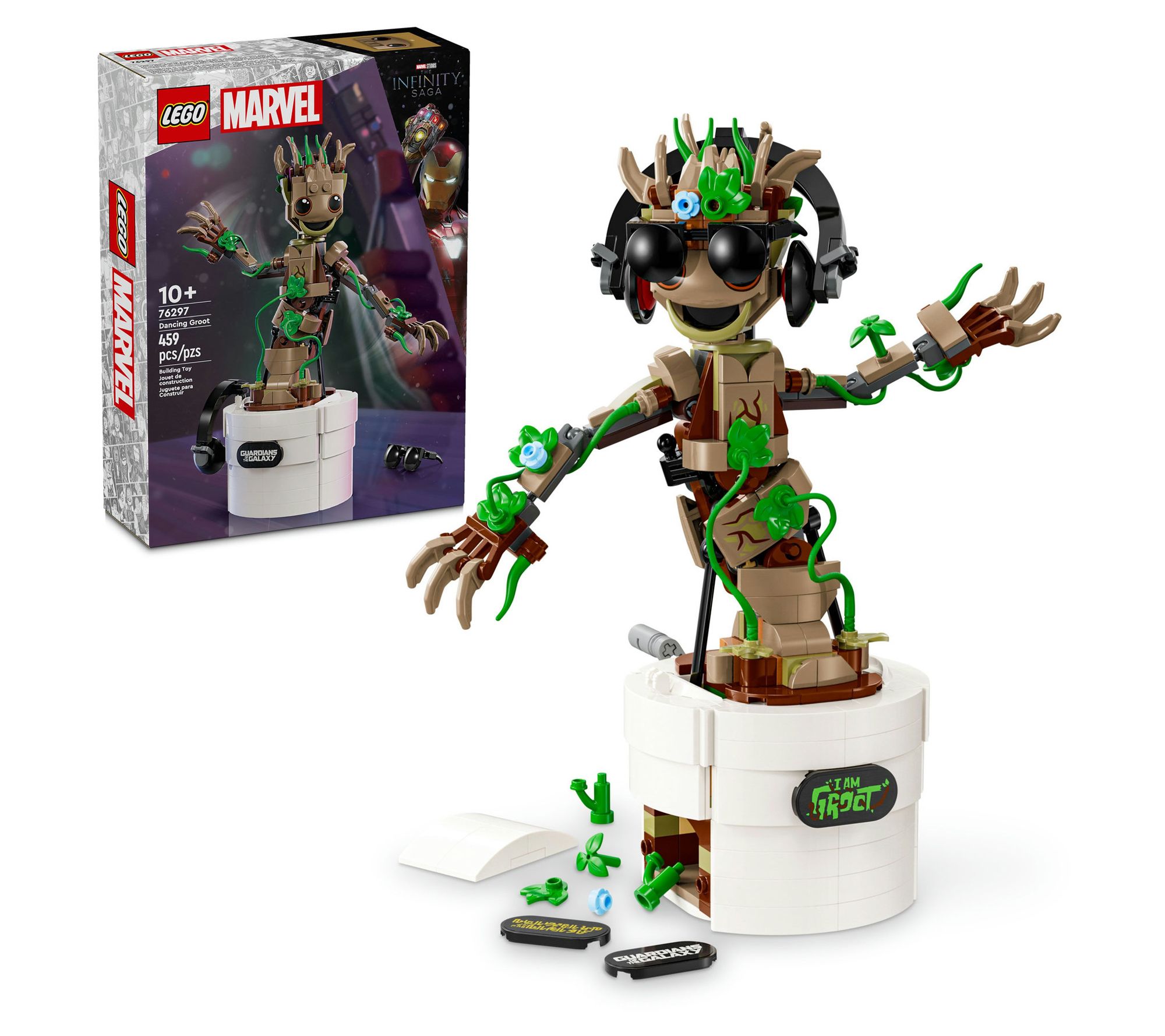 LEGO Marvel Dancing Groot Buildable Animated Toy