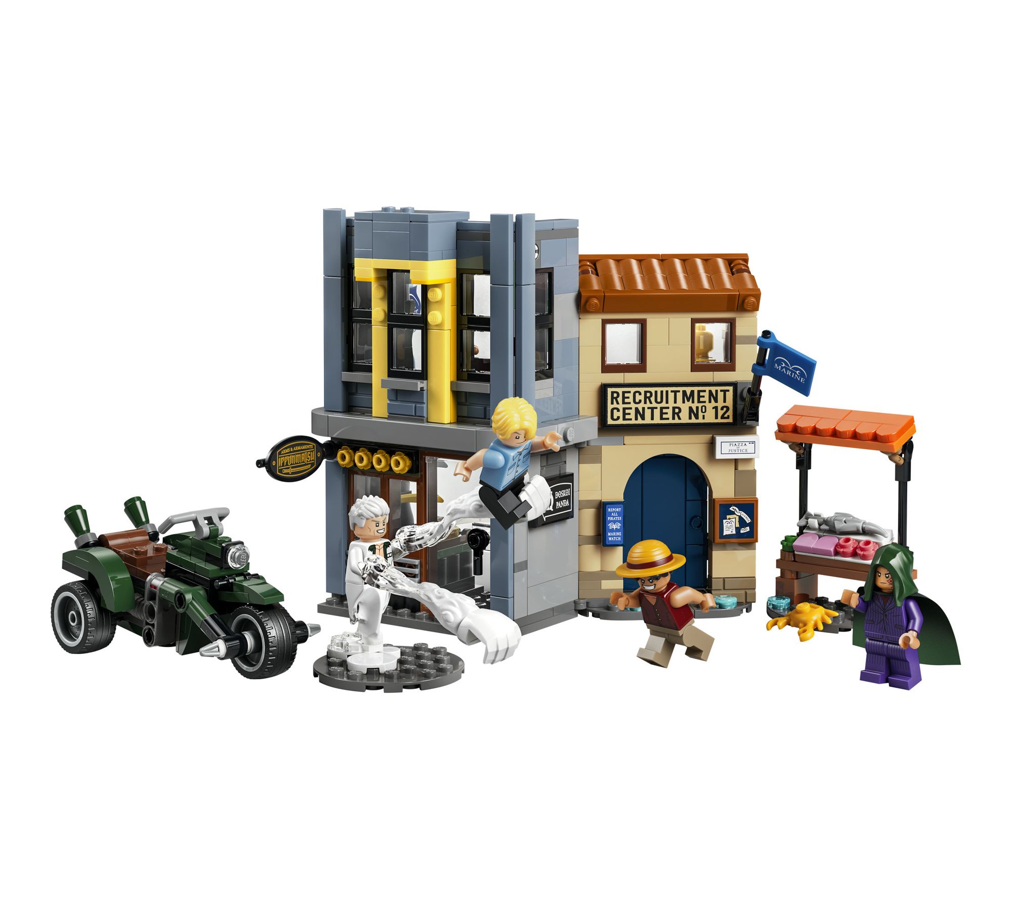 LEGO ONE PIECE Showdown with Captain Smoker 75642 547 Pieces