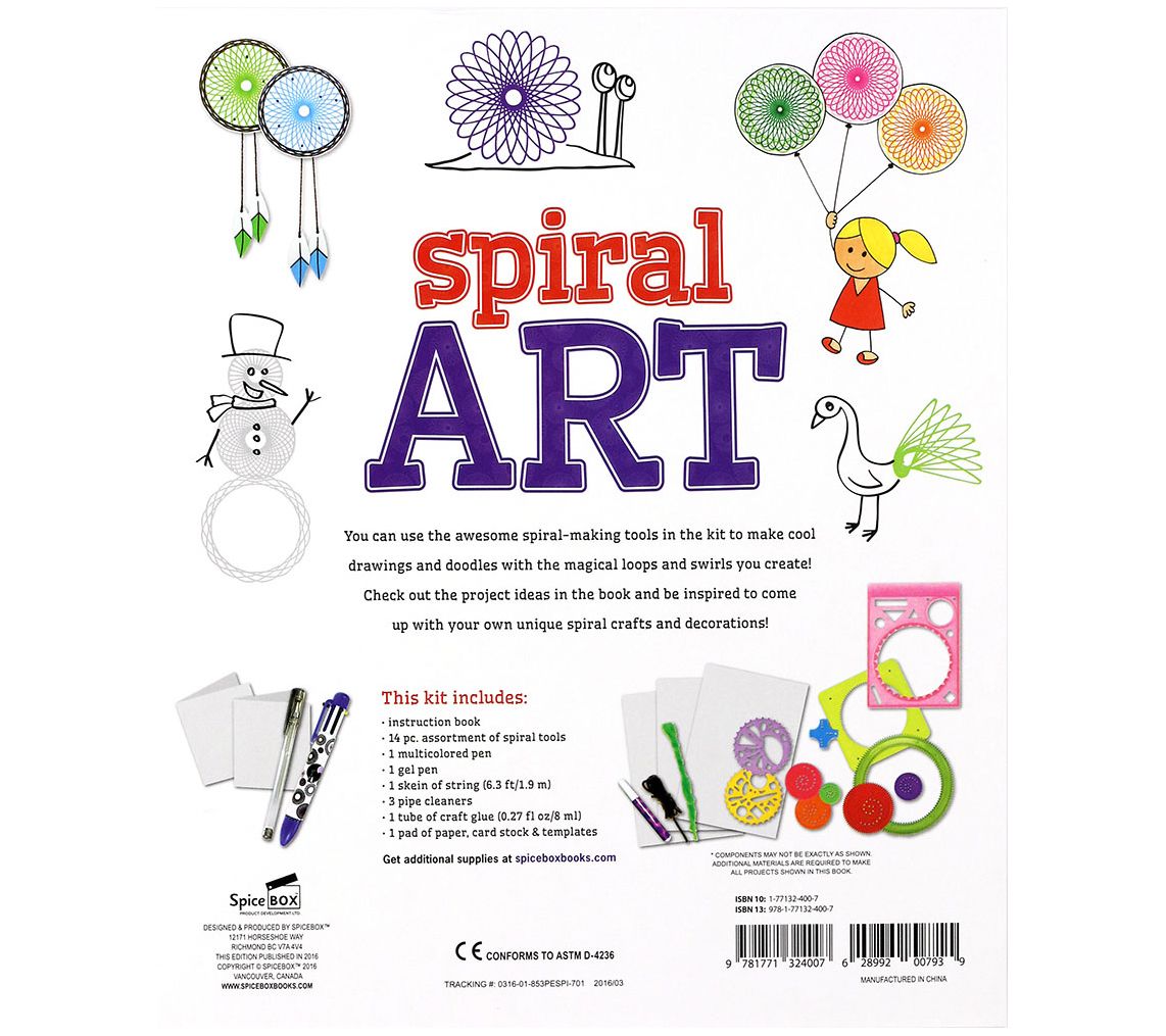 SpiceBox Spiral Art for Young Artists Kit