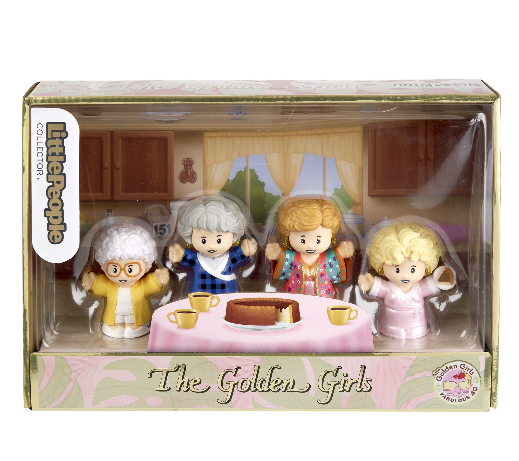 "As Is" Little People 40th Anniversary Golden Girls Collectors Set