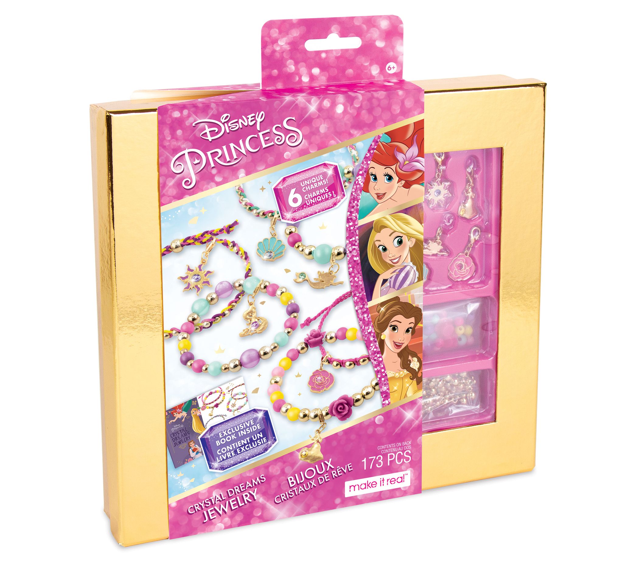 Make It Real Disney Princess Crystal Dreams Braelets