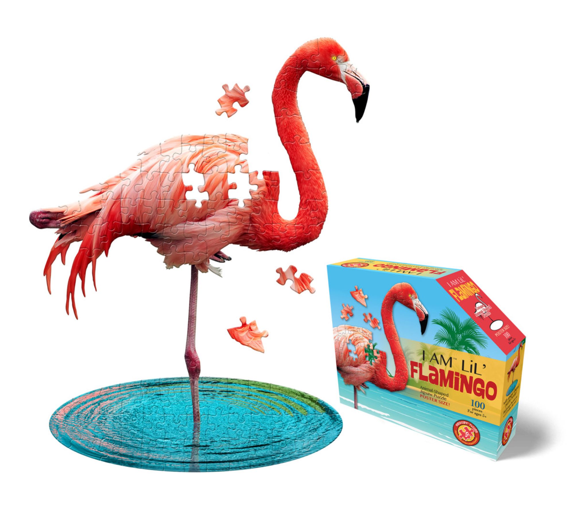 Madd Capp LiL' FLAMINGO 100 Piece Jigsaw Puzzle