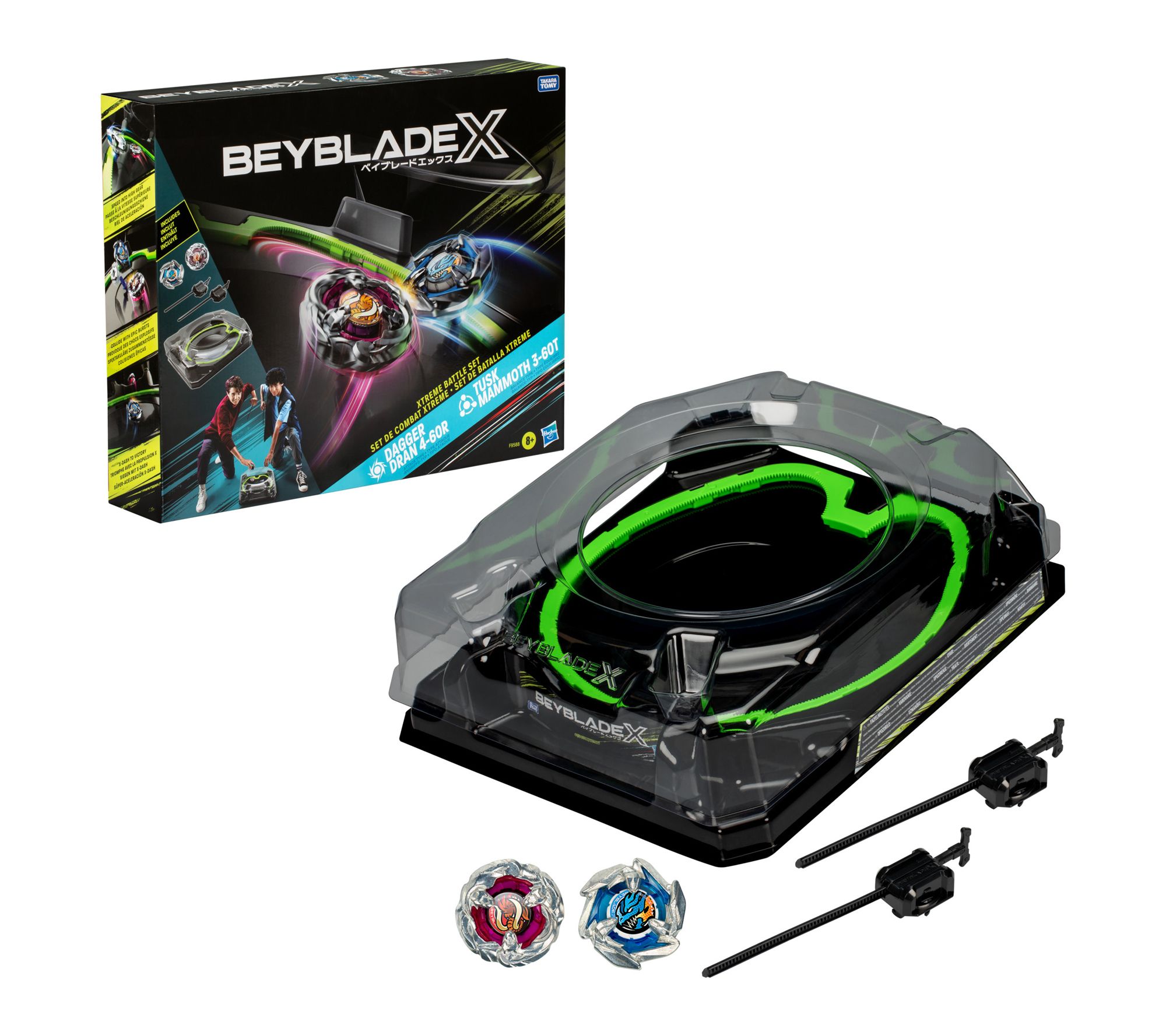Hasbro Beyblade X Battle Set with Beystadium
