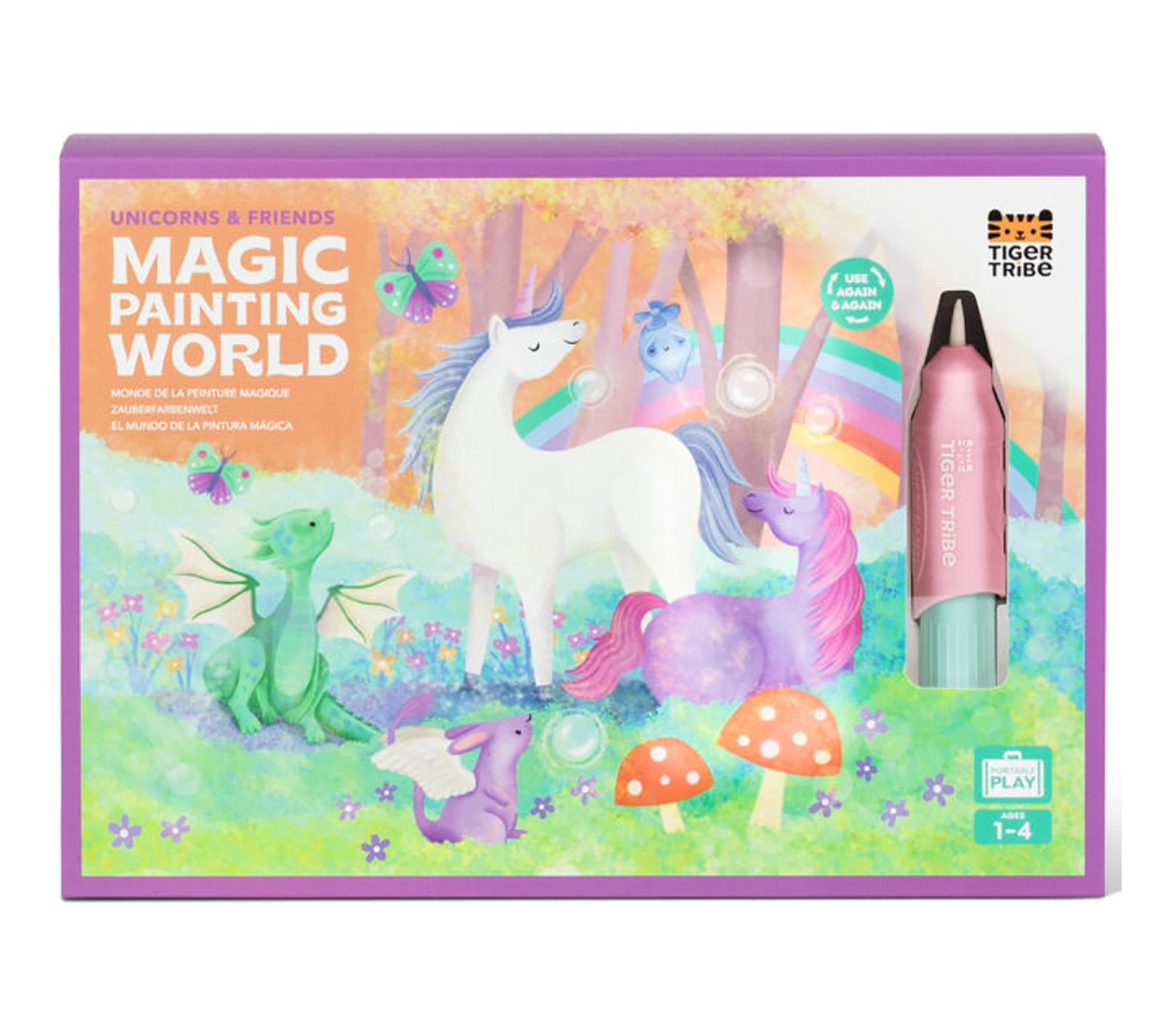 Tiger Tribe Mag ic Unicorn Them ed Water Painti ng World