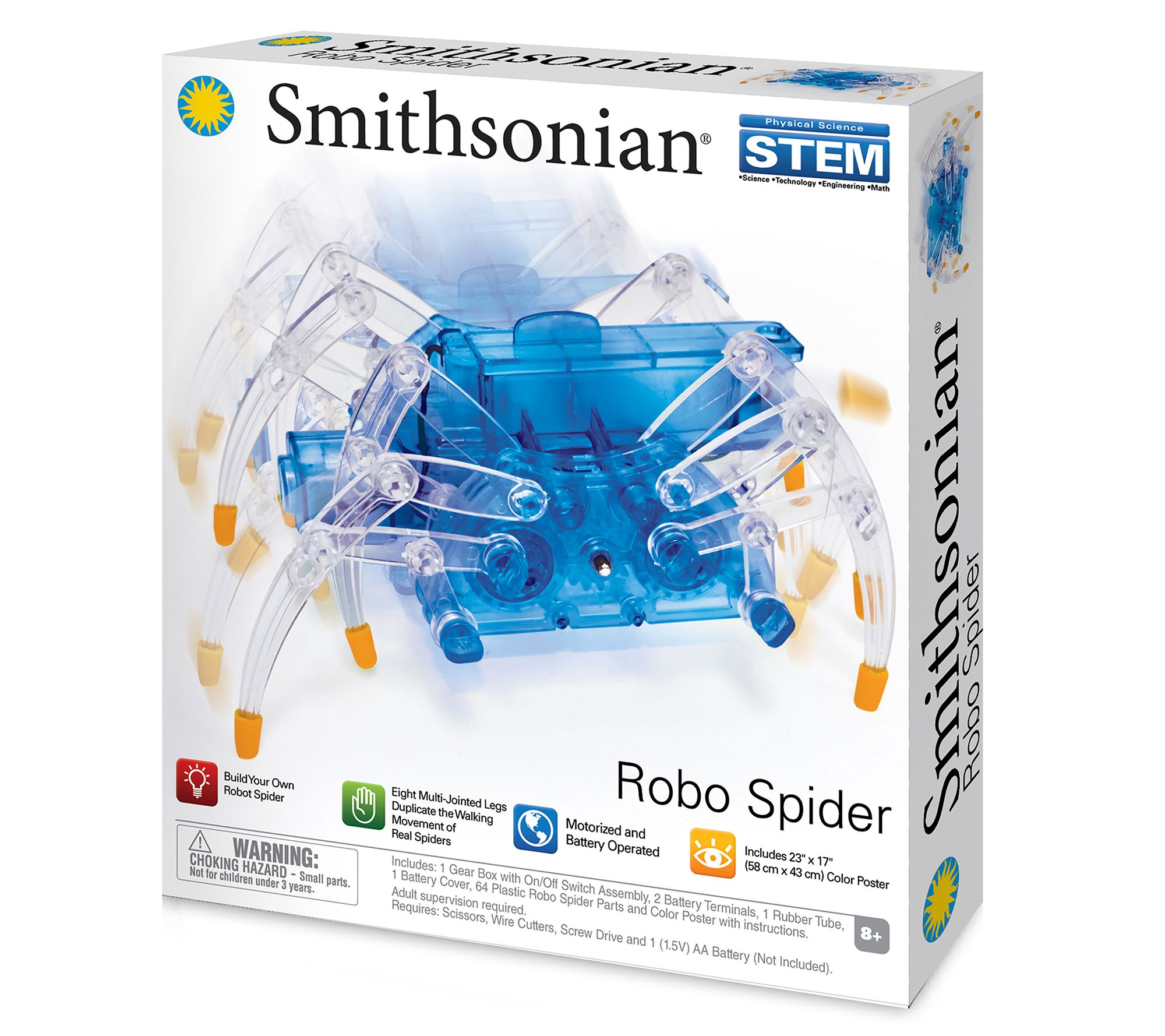 NSI Smithsonian Build Your Own Robo Spider Kit