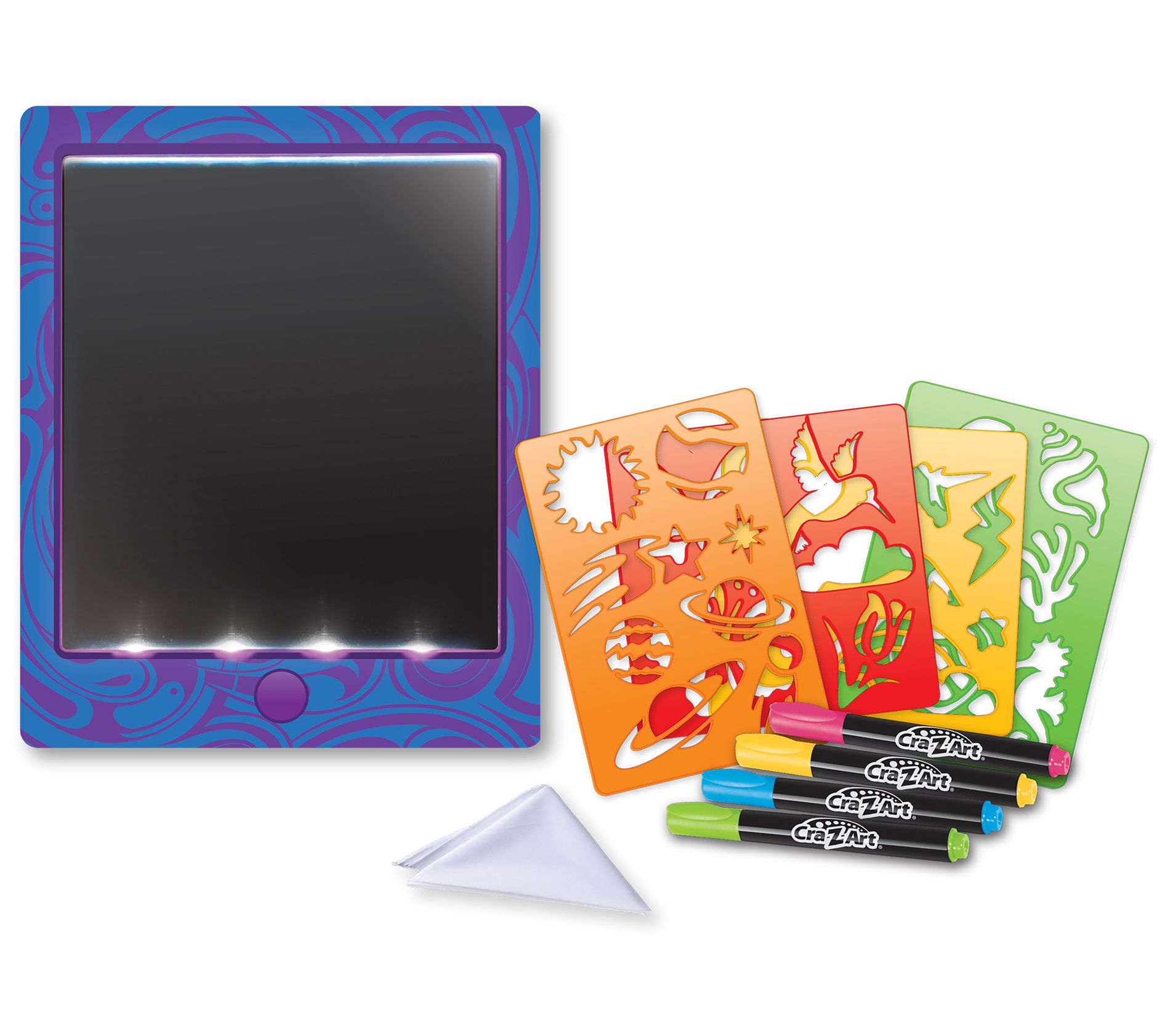Cra-Z-Art Super Light-Up Design Board Piece Kids Art Kit