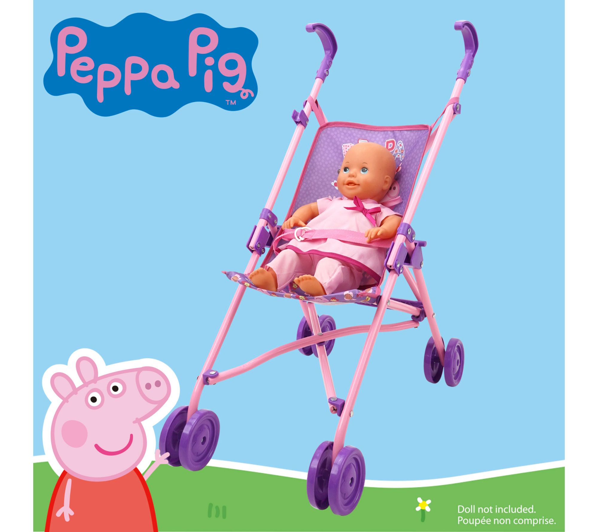 Peppa Pig Doll Umbrella Stroller