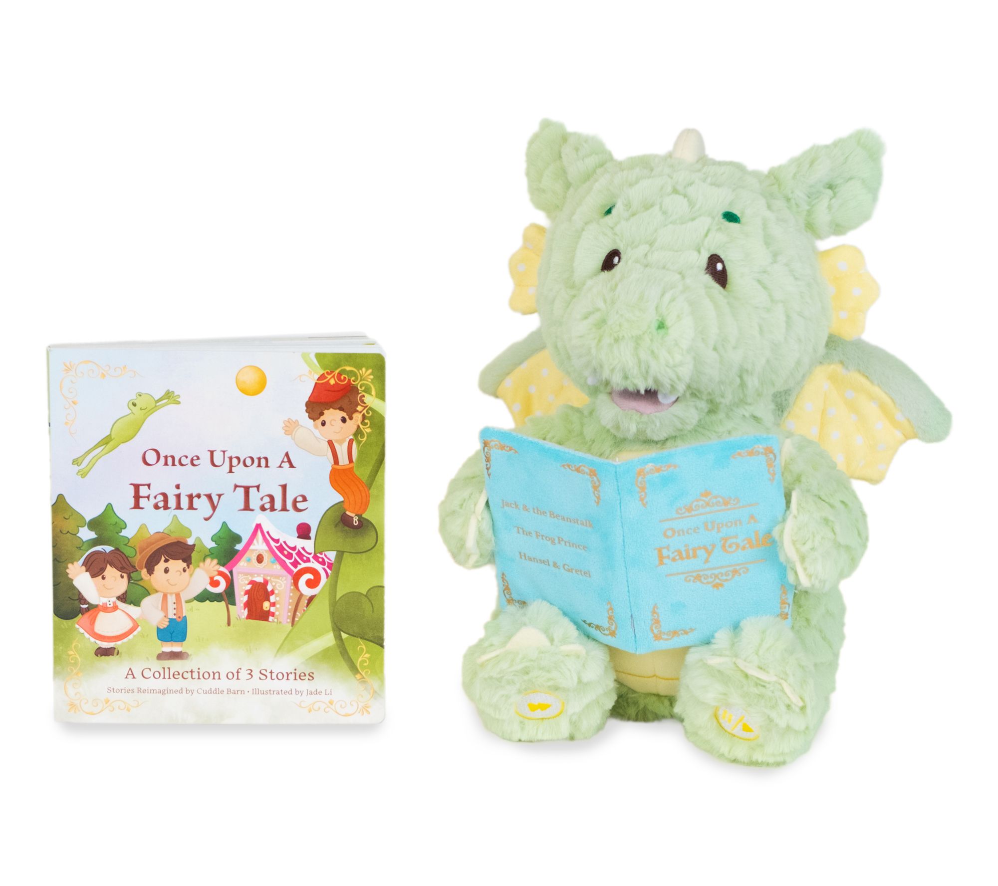 Cuddle Barn Storyteller Plush Character with Read Along Book