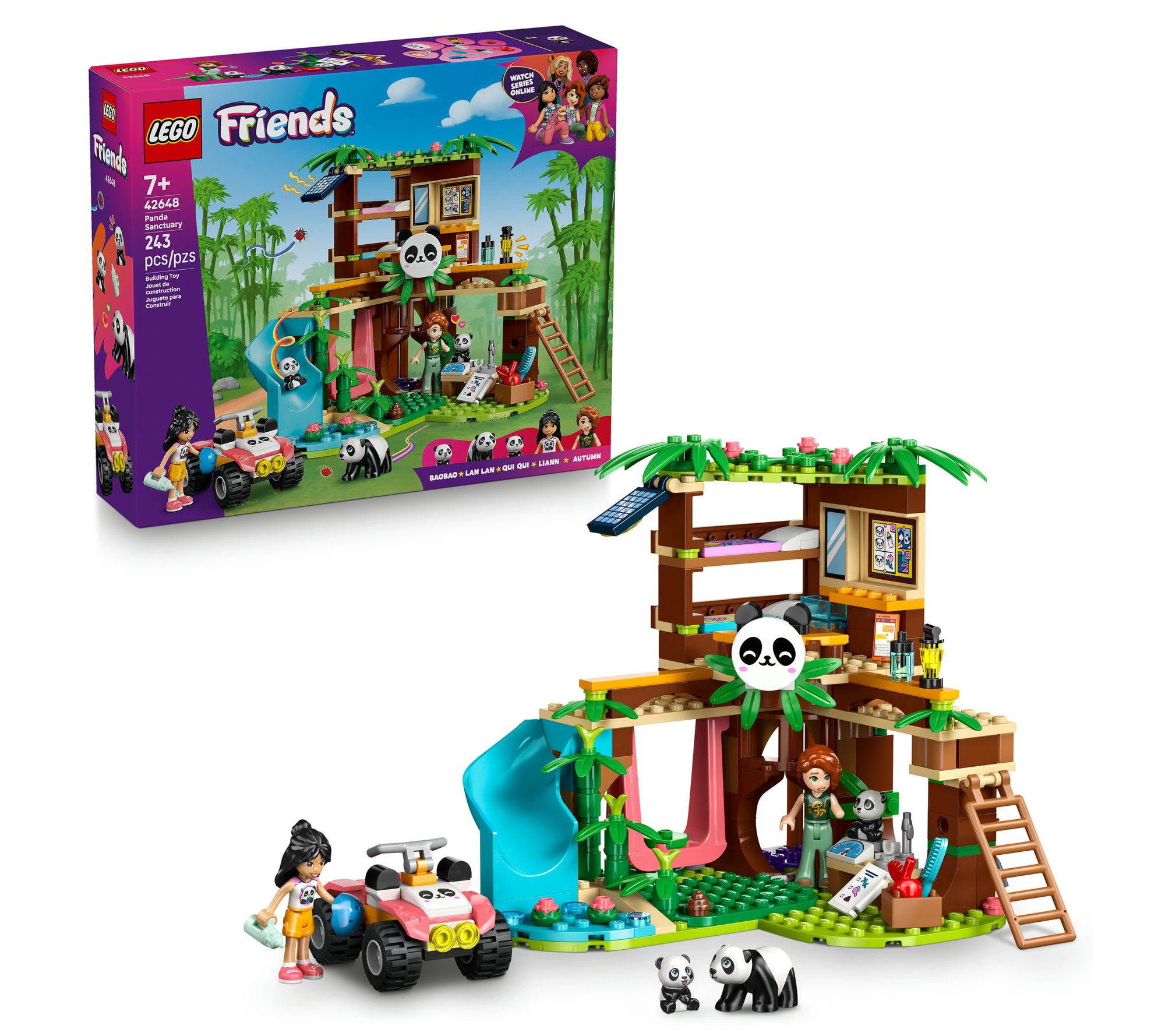 LEGO Friends Panda Sanctuary Animal Care Building Set Toy 4264