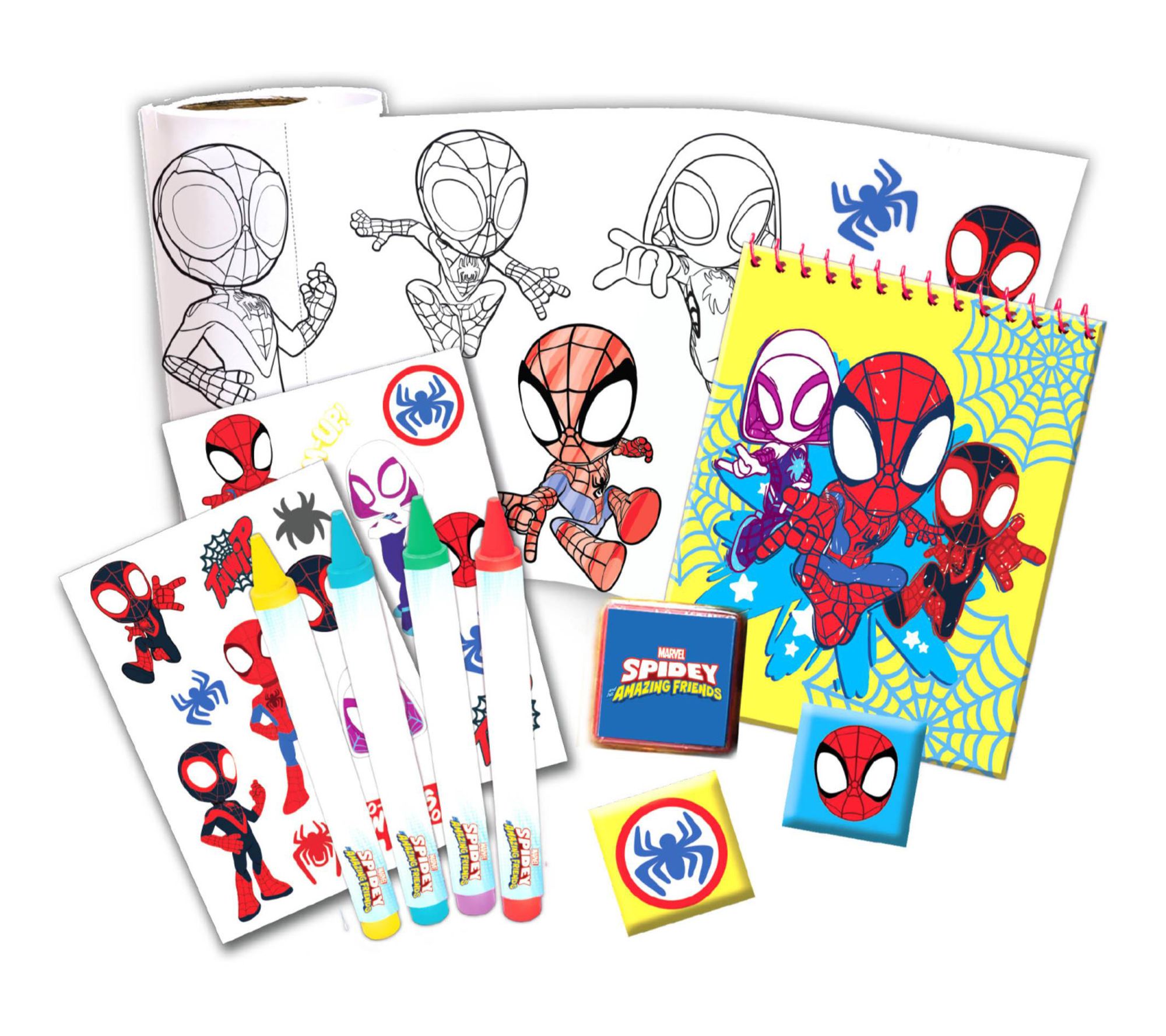 Tara Toy Spiderman My Own Creativity Set Character Face Case