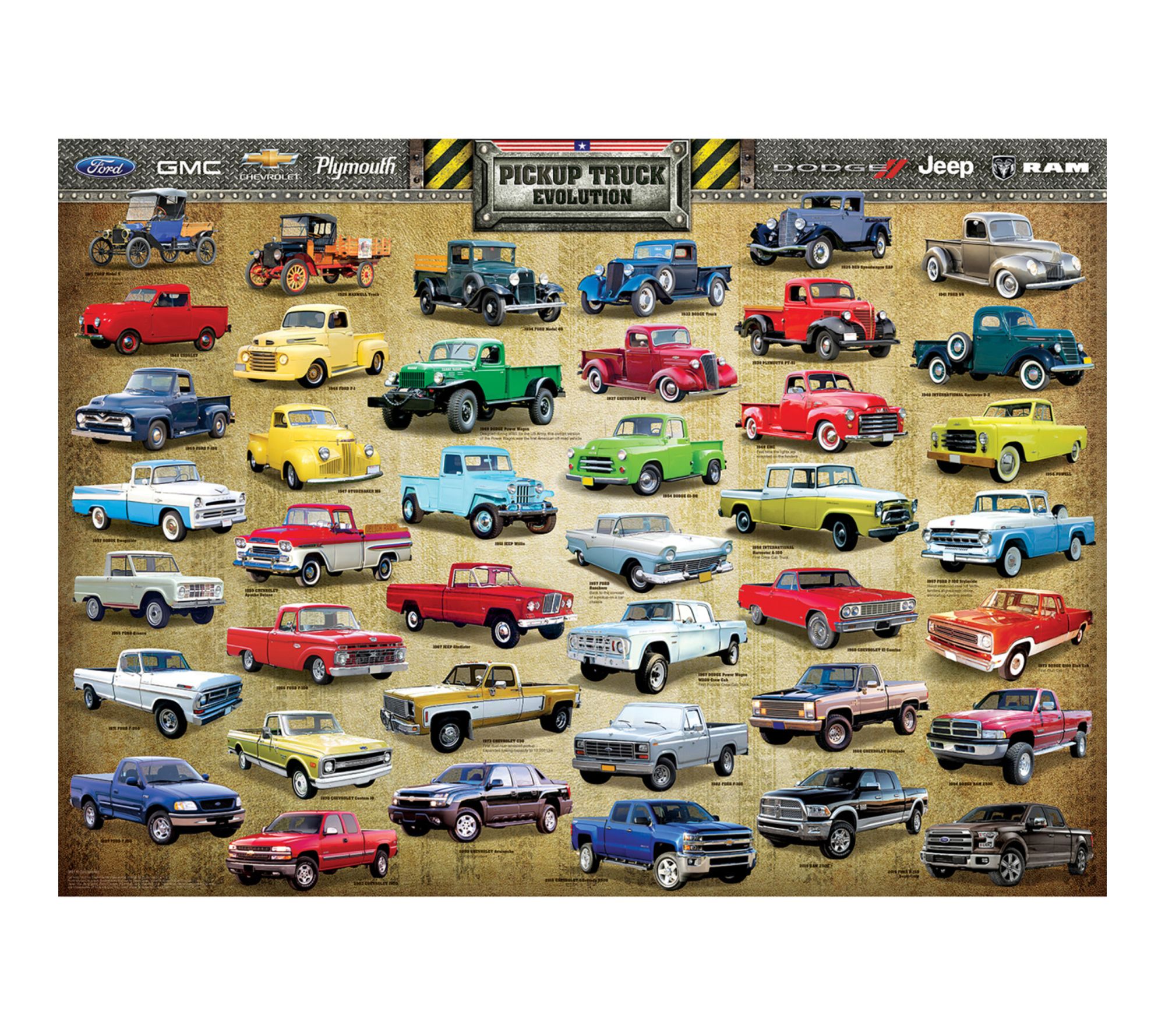 Eurographics Pickup Truck Evolution 1000 PiecePuzzle