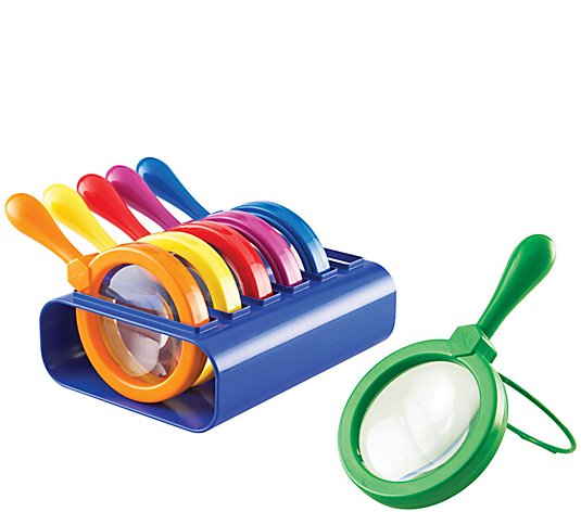 Set of 6 Jumbo Magnifiers by Learning Resources