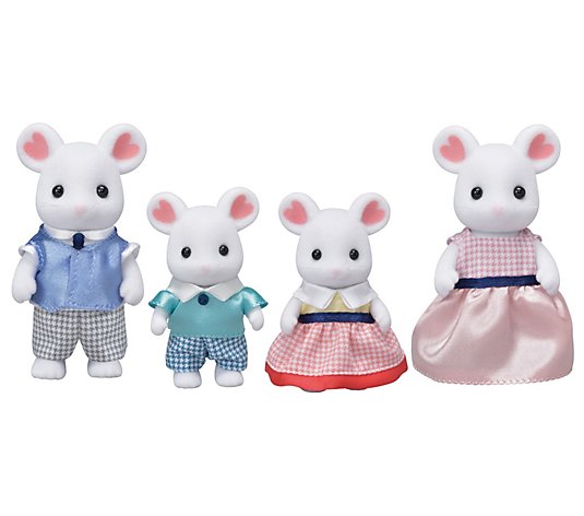 Calico Critters Marshmallow Mouse Family