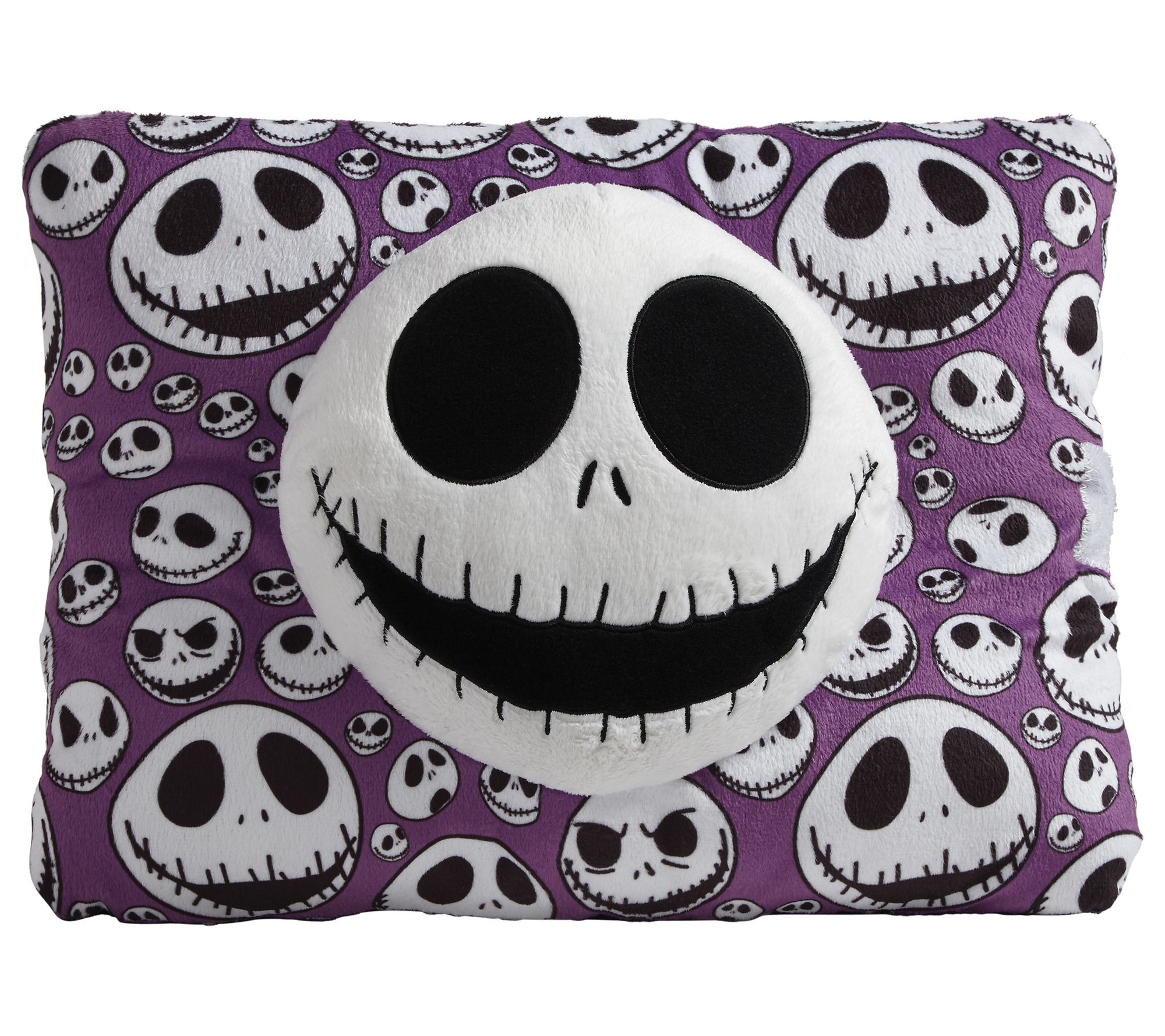 Pillow Pets Disney Nightmare Purple Jack Skellington Plush To