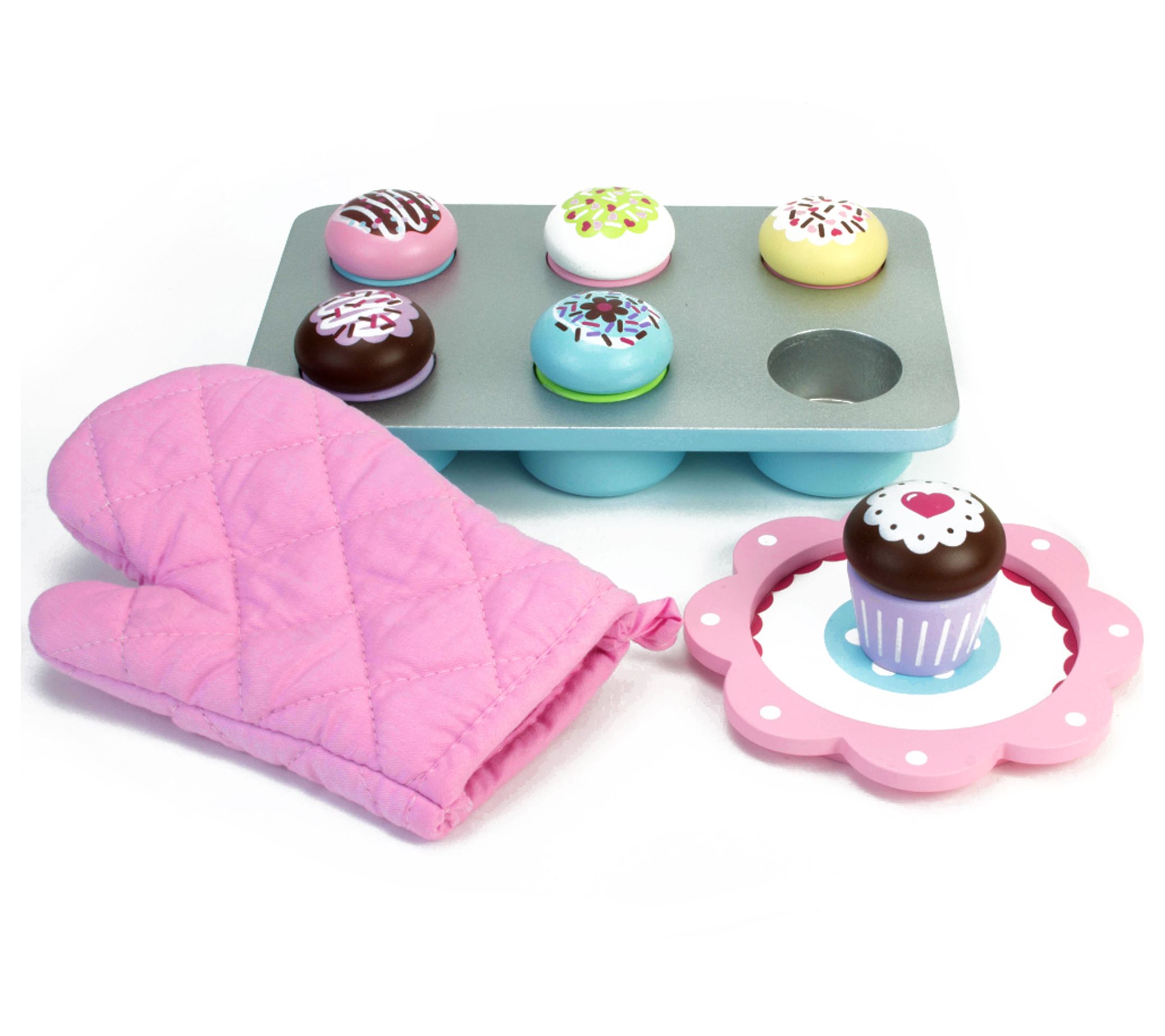 Sophia's 9-Piece Wooden Making Cakes Set