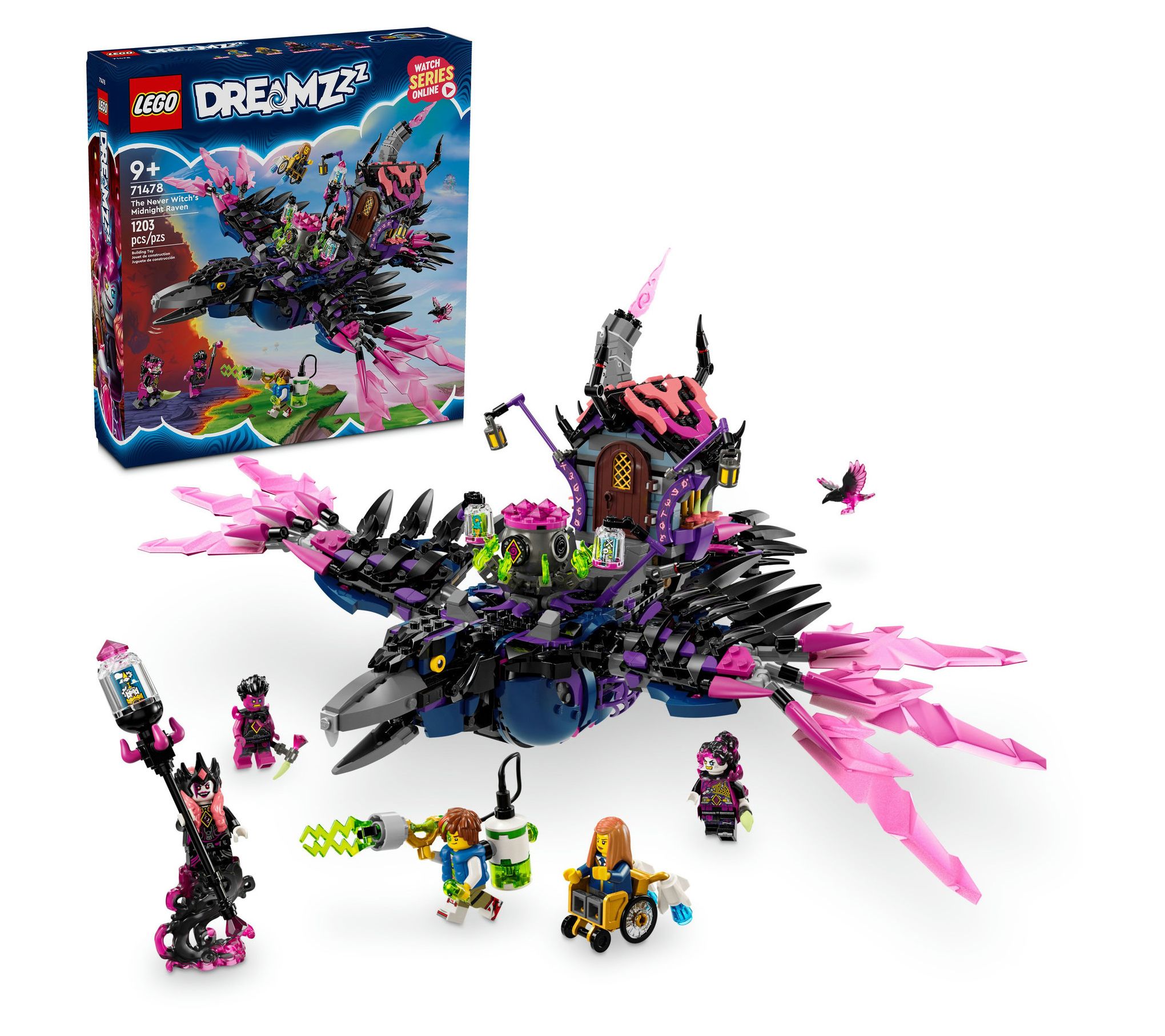 LEGO DREAMZzz The Never Witch's Midnight RavenToy
