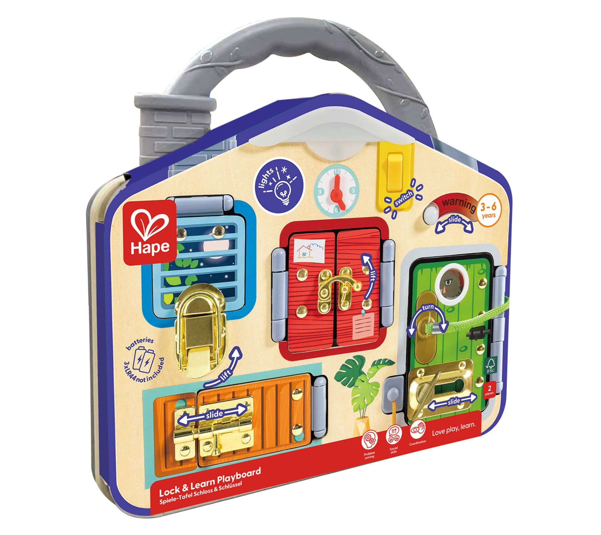 Hape Lock & Learn Playboard Toy