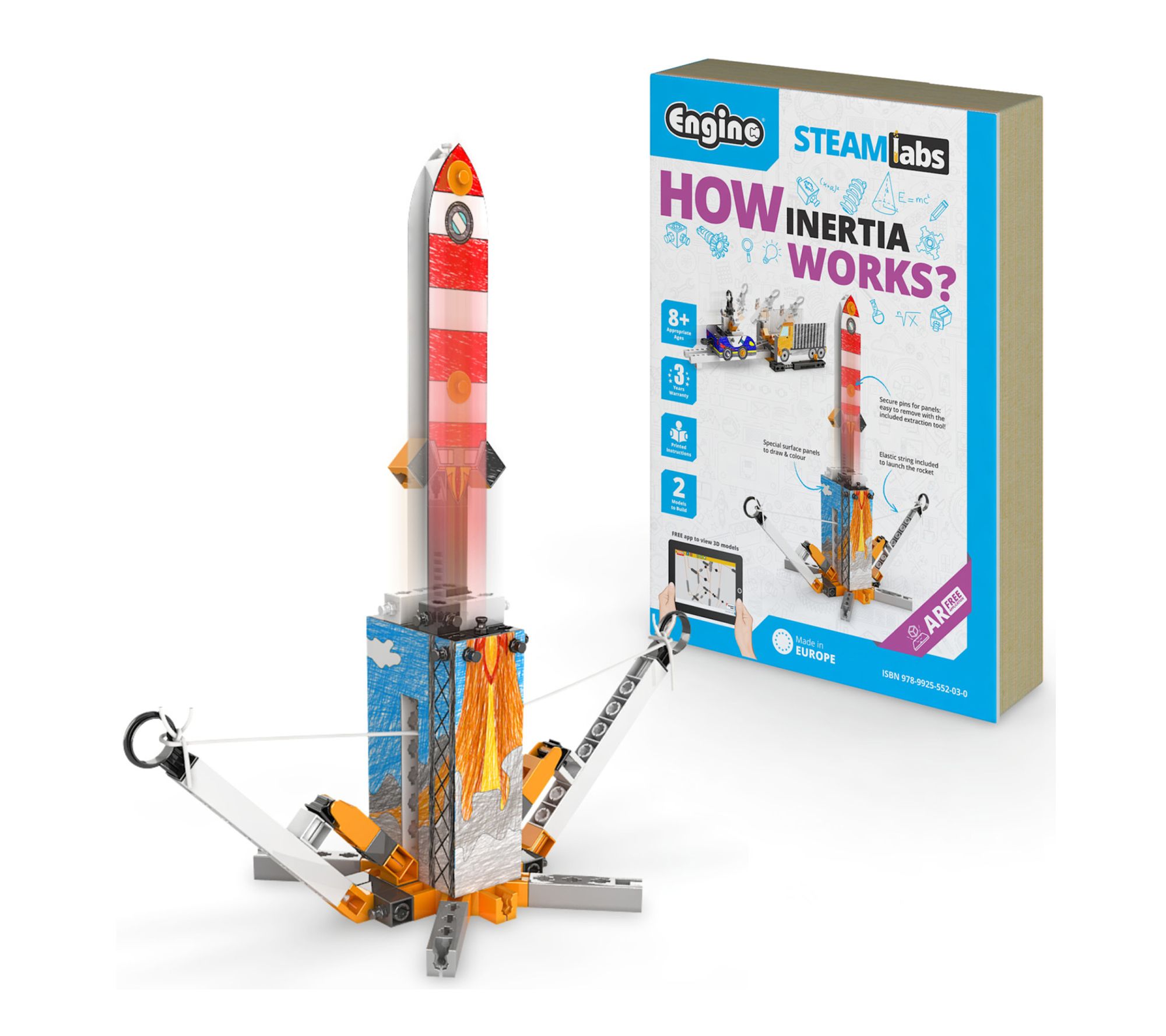 Engino: How Inertia Works - 4 Model Brick Building Set