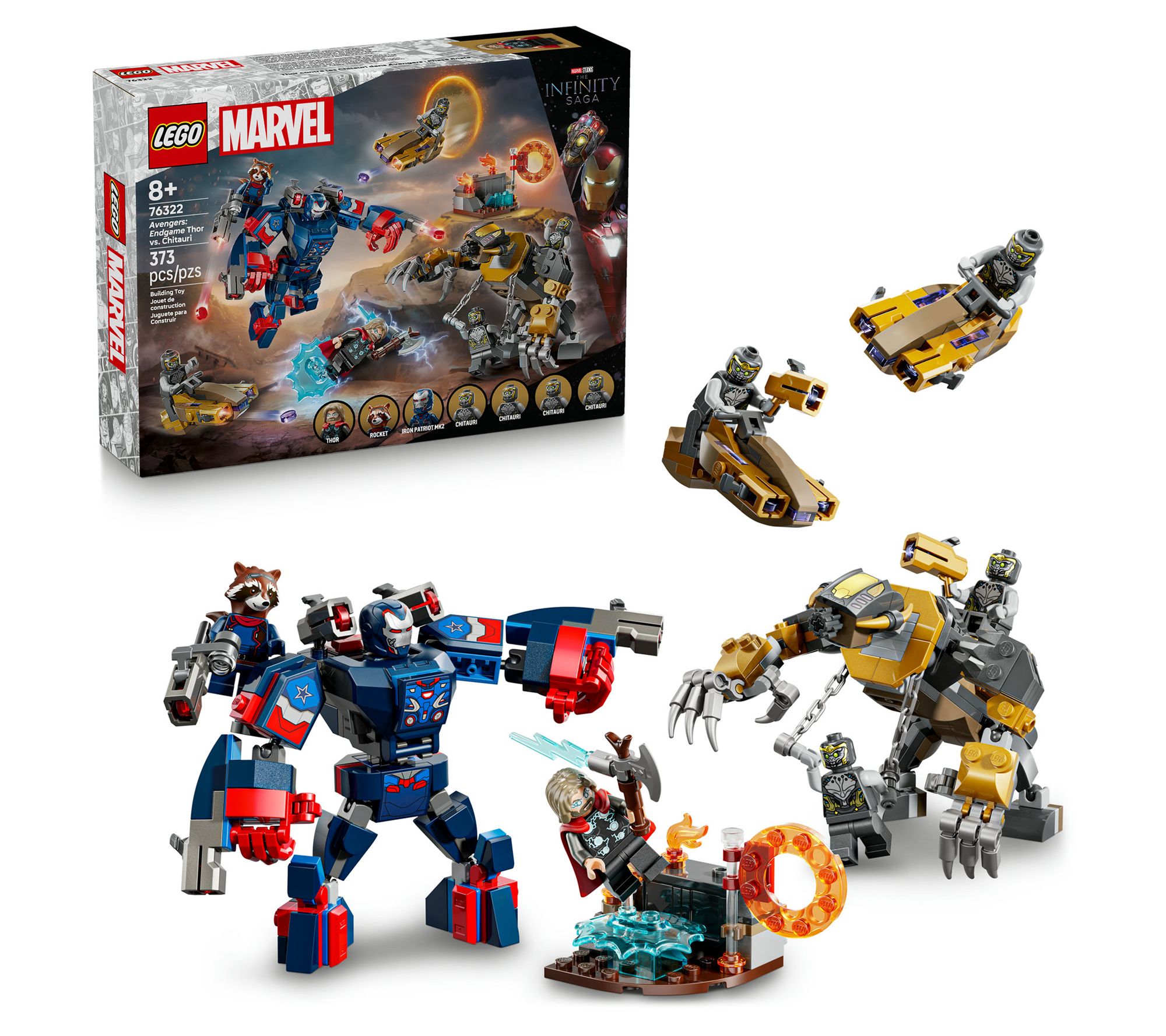 LEGO  Marvel Avengers: Endgame Thor vs. Chitauri Super Hero Ac