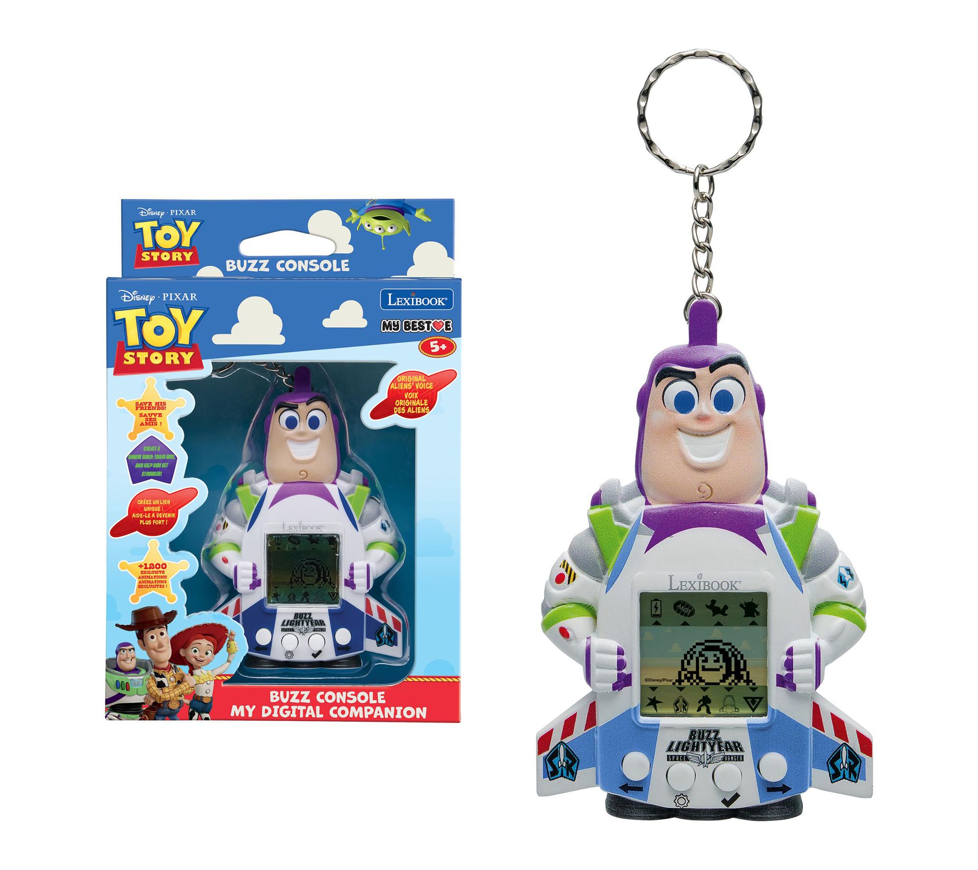  Lexibook Disney Best-E LCD Keychain Console w/ 3 Games