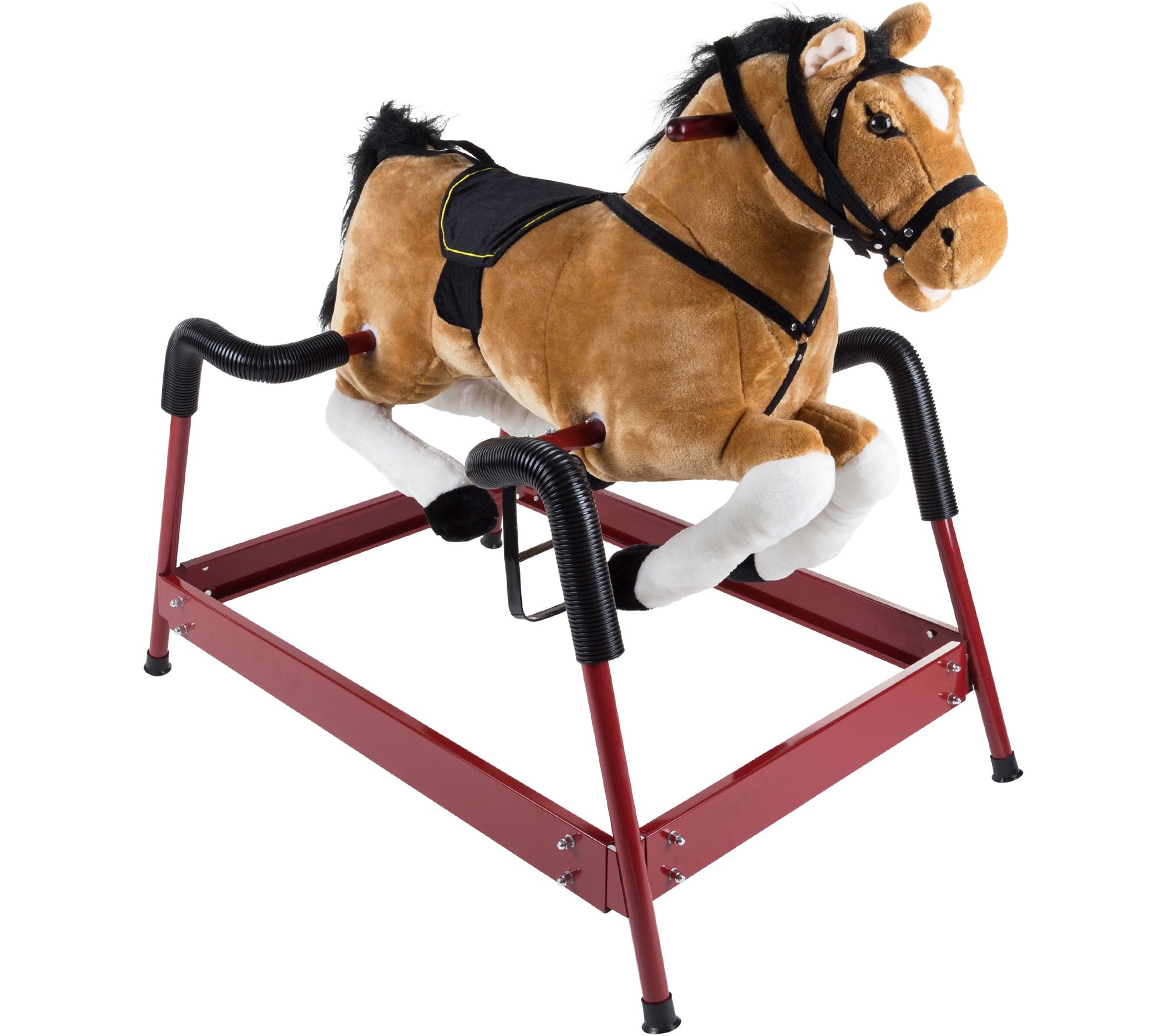 Happy Trails Spring Rocking Horse with Sounds - QVC.com