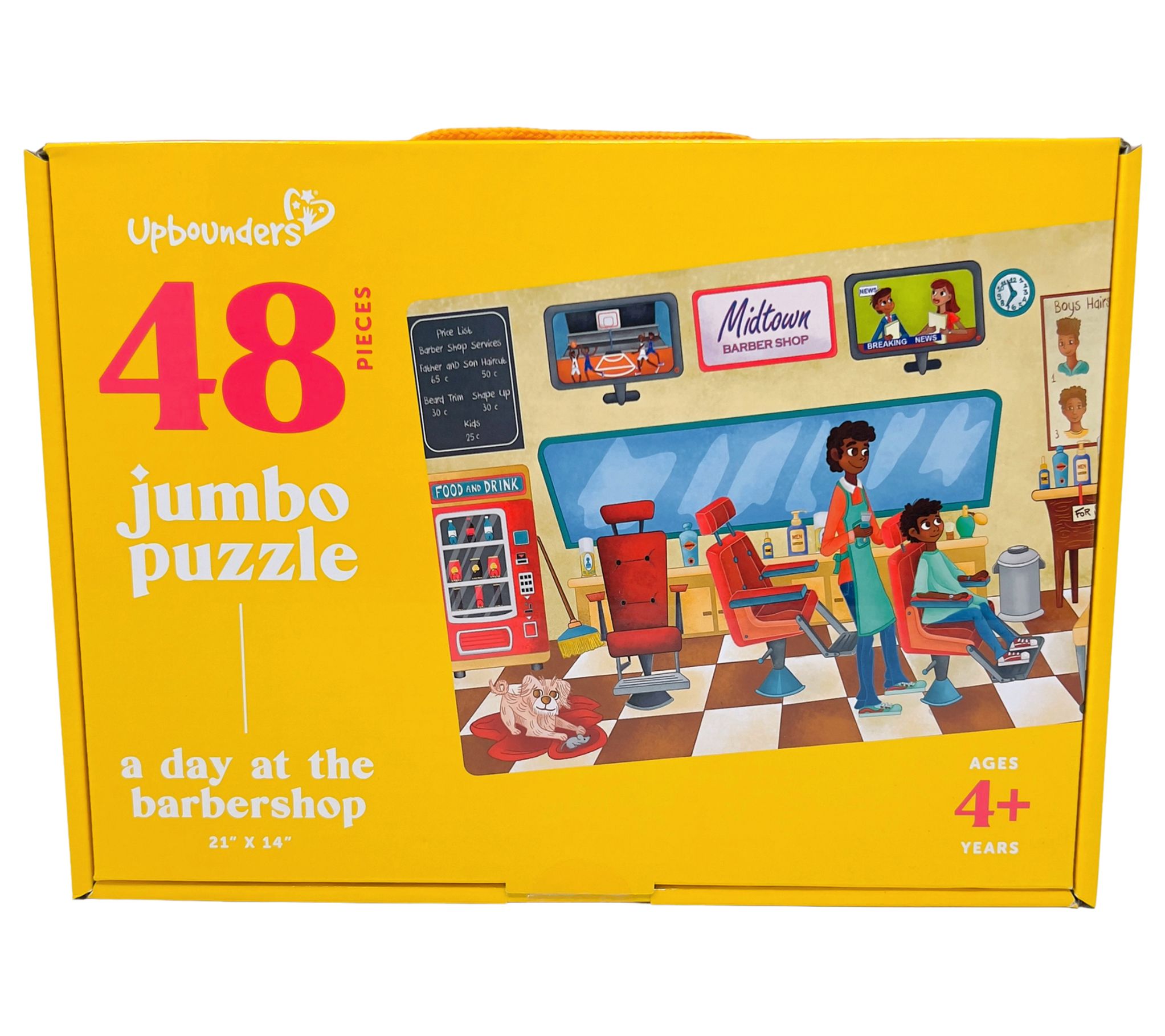  Little Likes Kids A Day at the Barbershop Jumbo48-Pc Puzzle