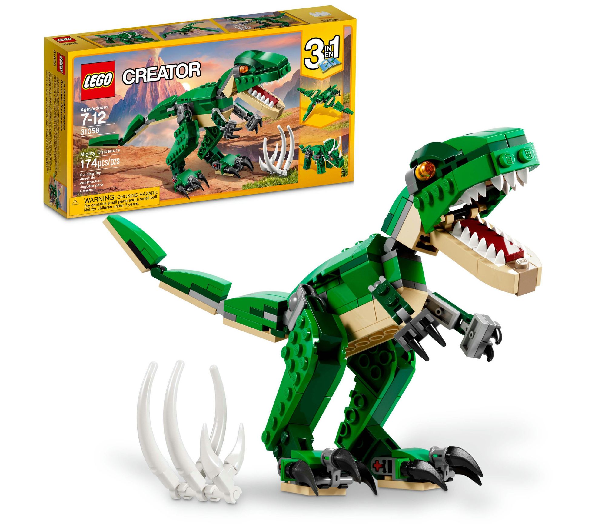 LEGO Creator 3-in-1 Mighty Dinosaurs Building Kit