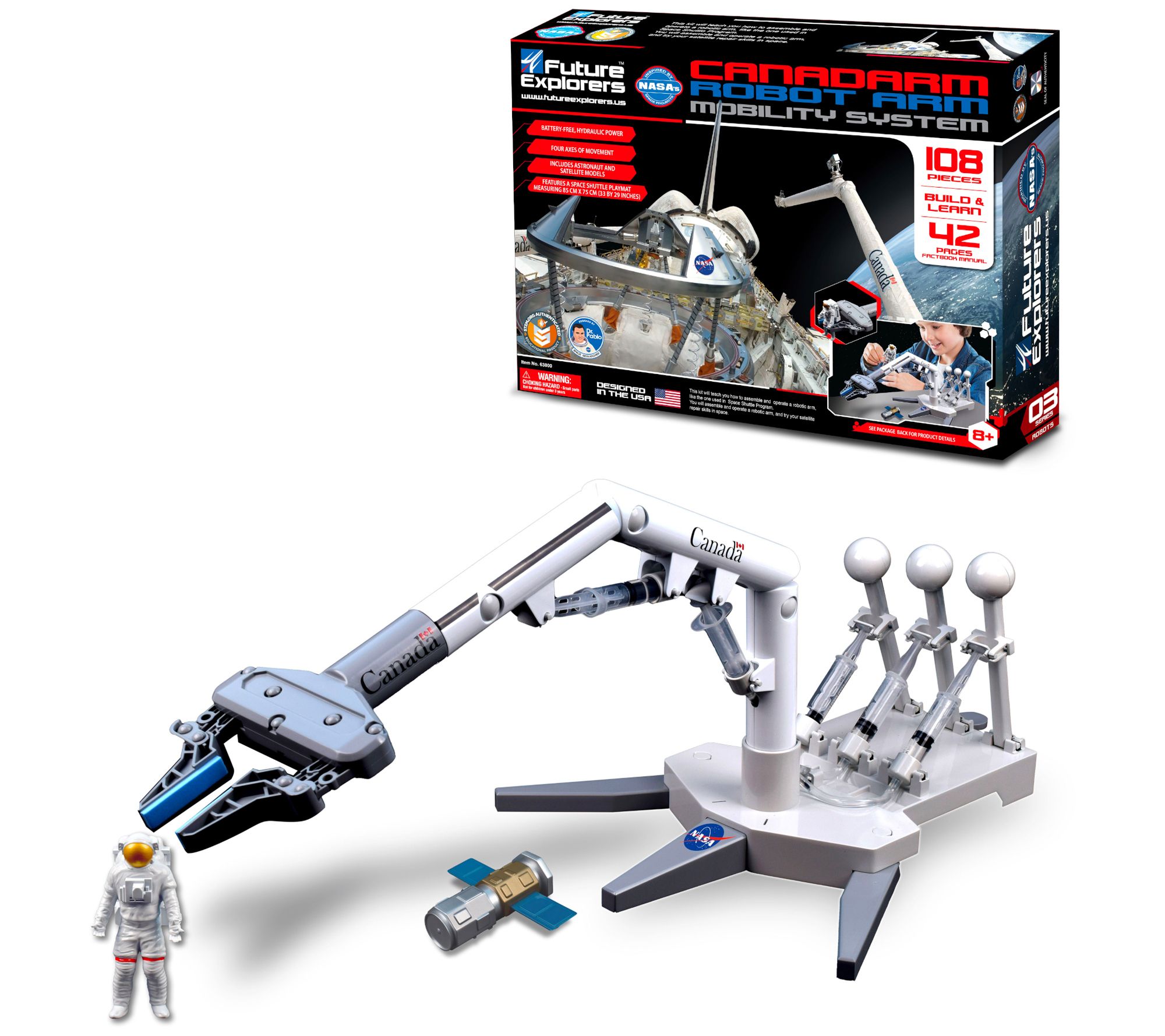 MukikiM NASA Future Explorers Canadarm Toy