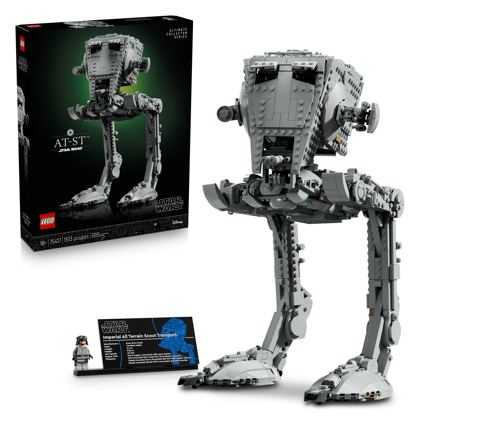 LEGO Star Wars AT-ST Walker Building Set for Adults