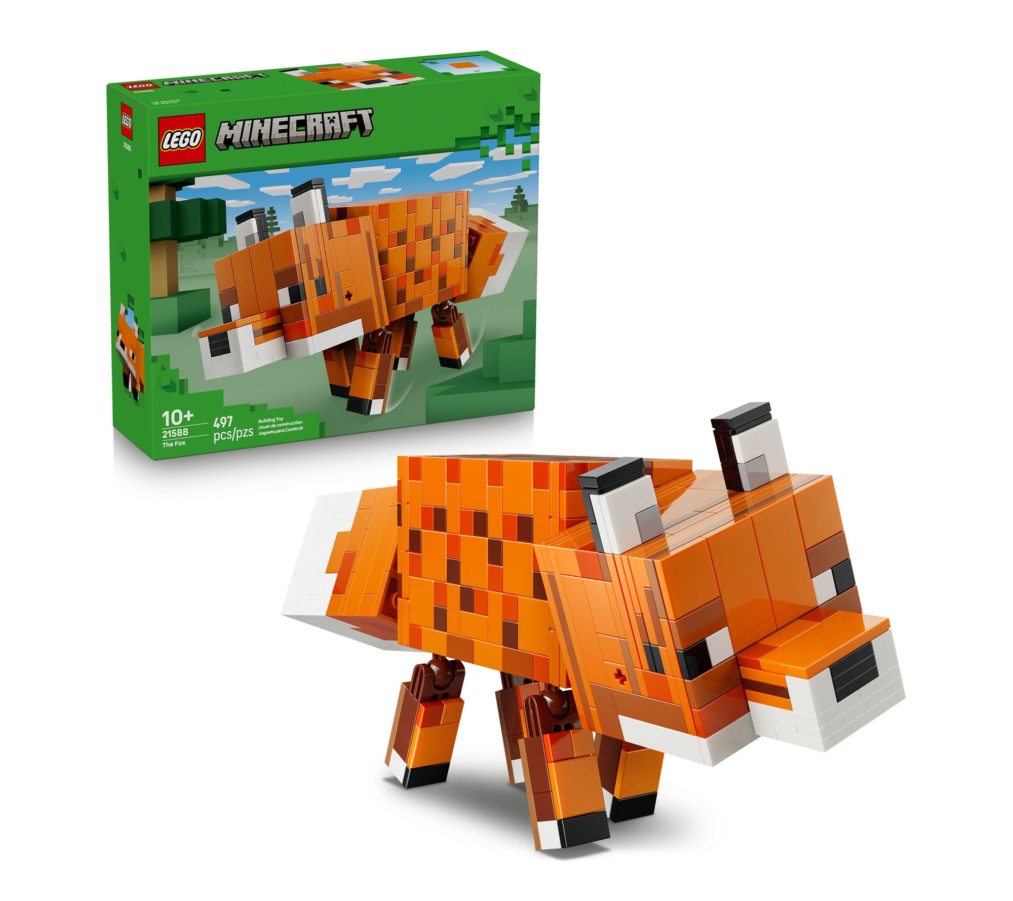 LEGO Minecraft The Fox Gaming Decoration Toy Gift 21588