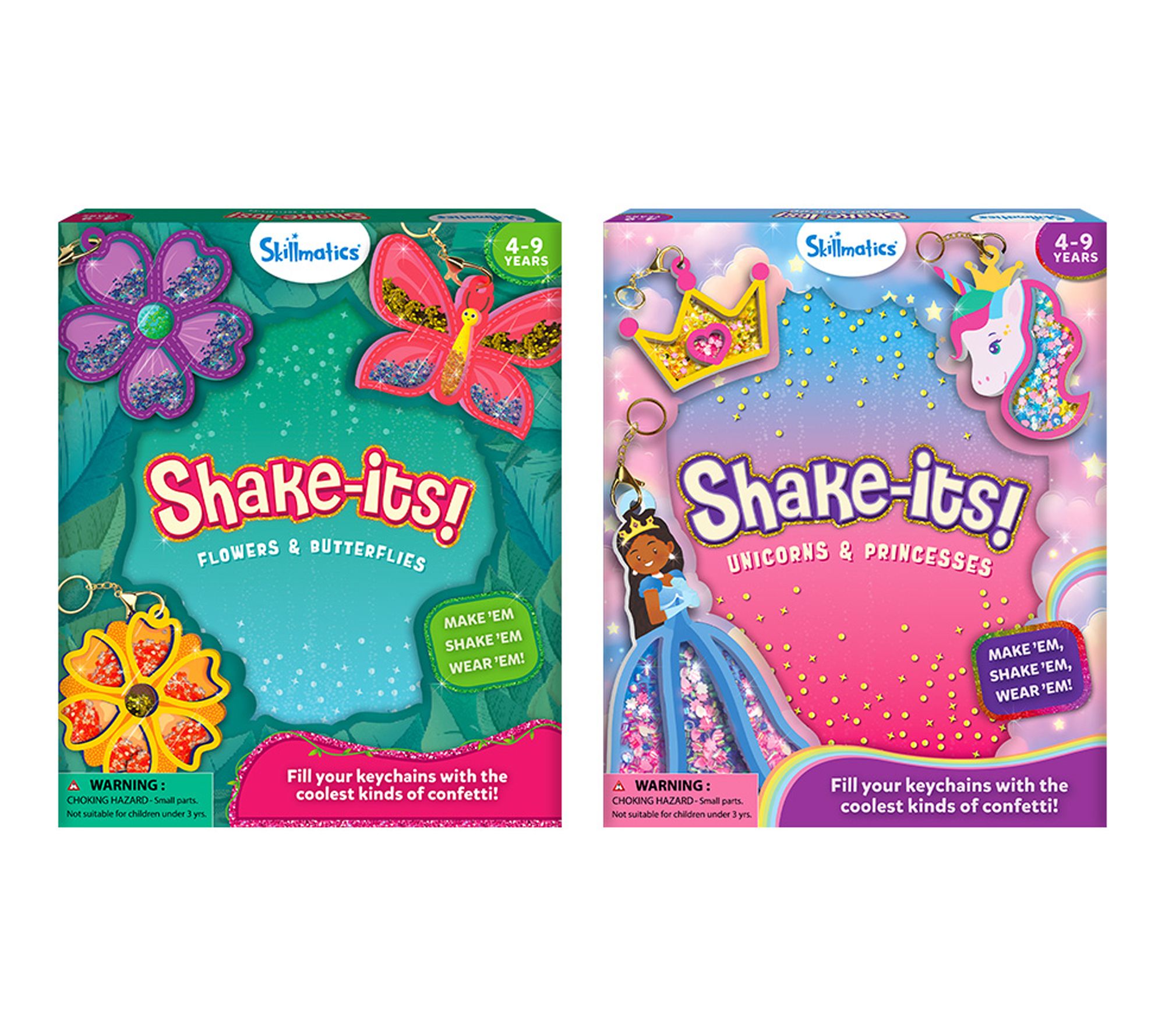 SKillmatics Shake-its DIY Craft Kits with Keychains