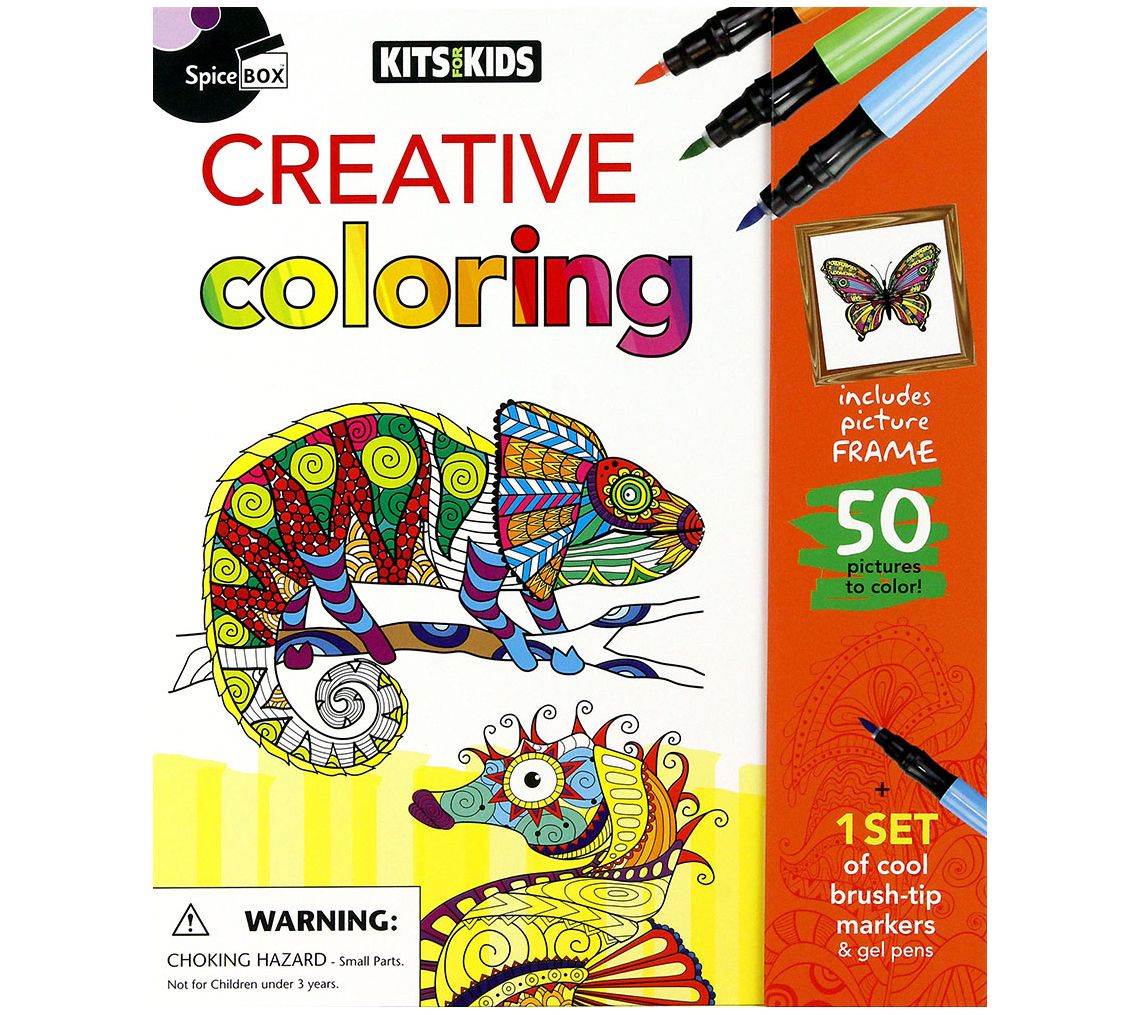 Spicebox Kits for Kids Creative Coloring