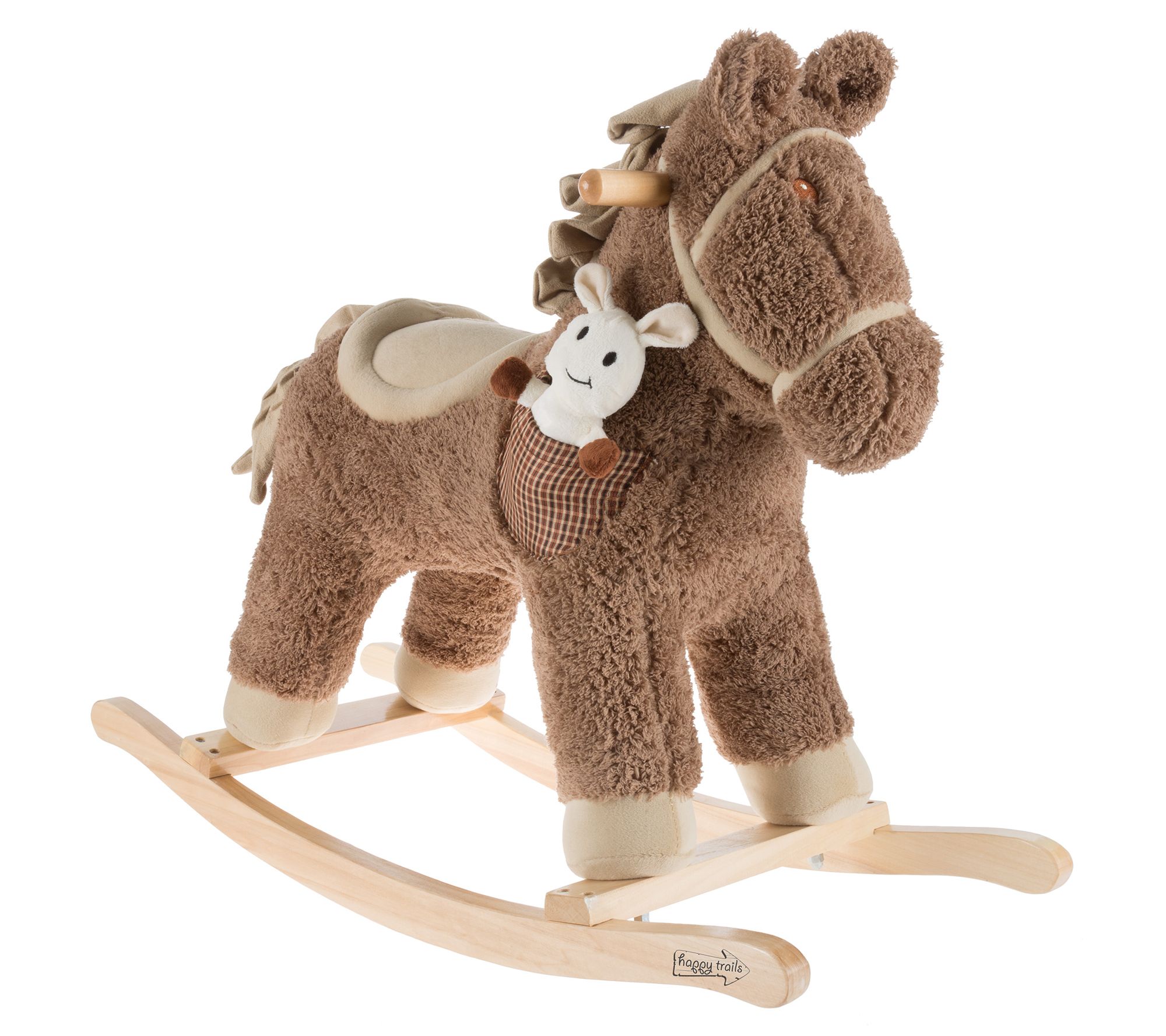 Happy trails sales rocking horse