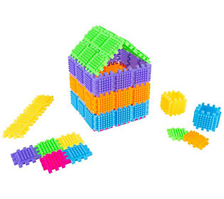 48 Piece Giant Building Bricks with Carrying Case Dolu Toys