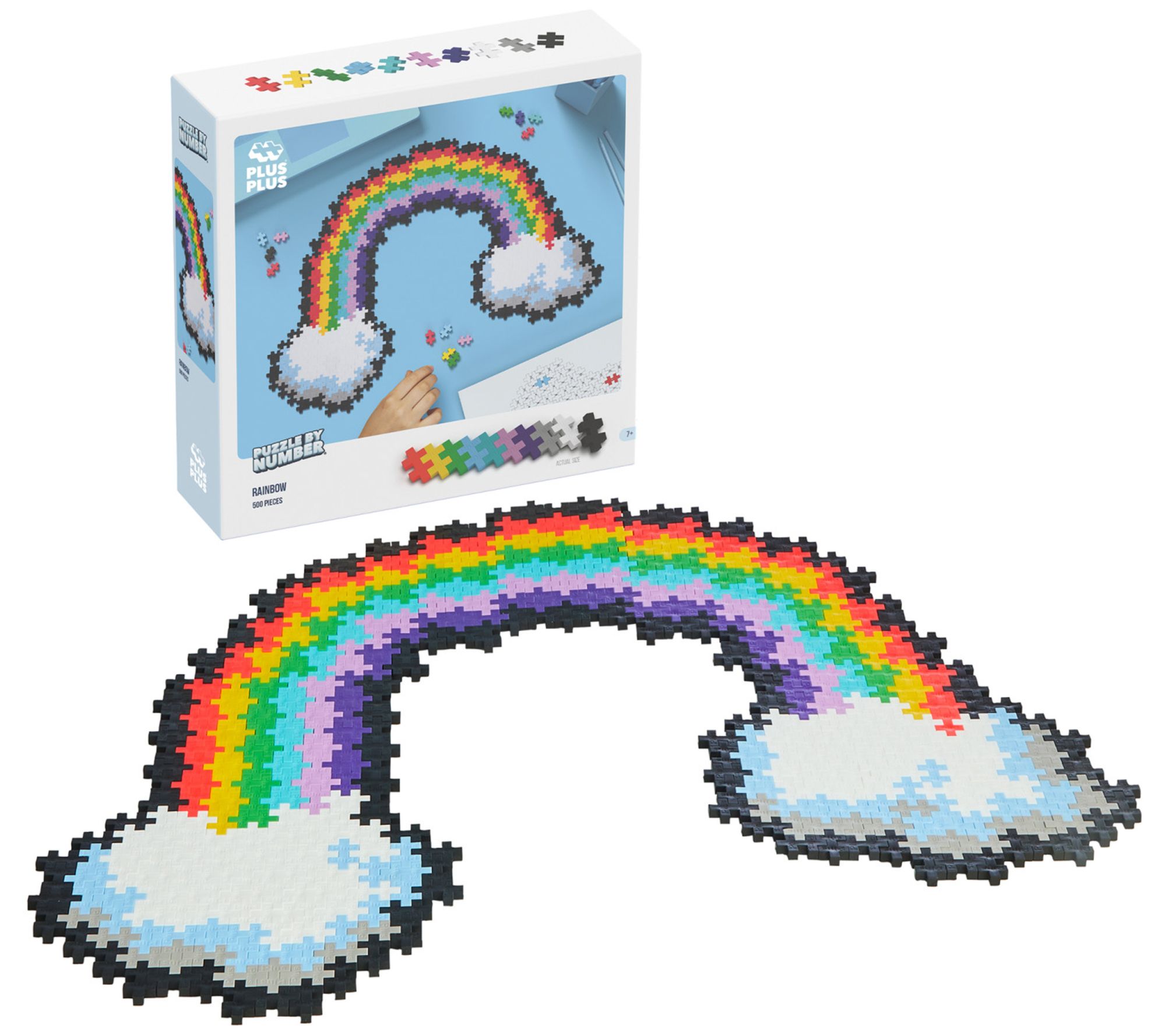 Plus-Plus Puzzle by Number Construction STEM Toy Set