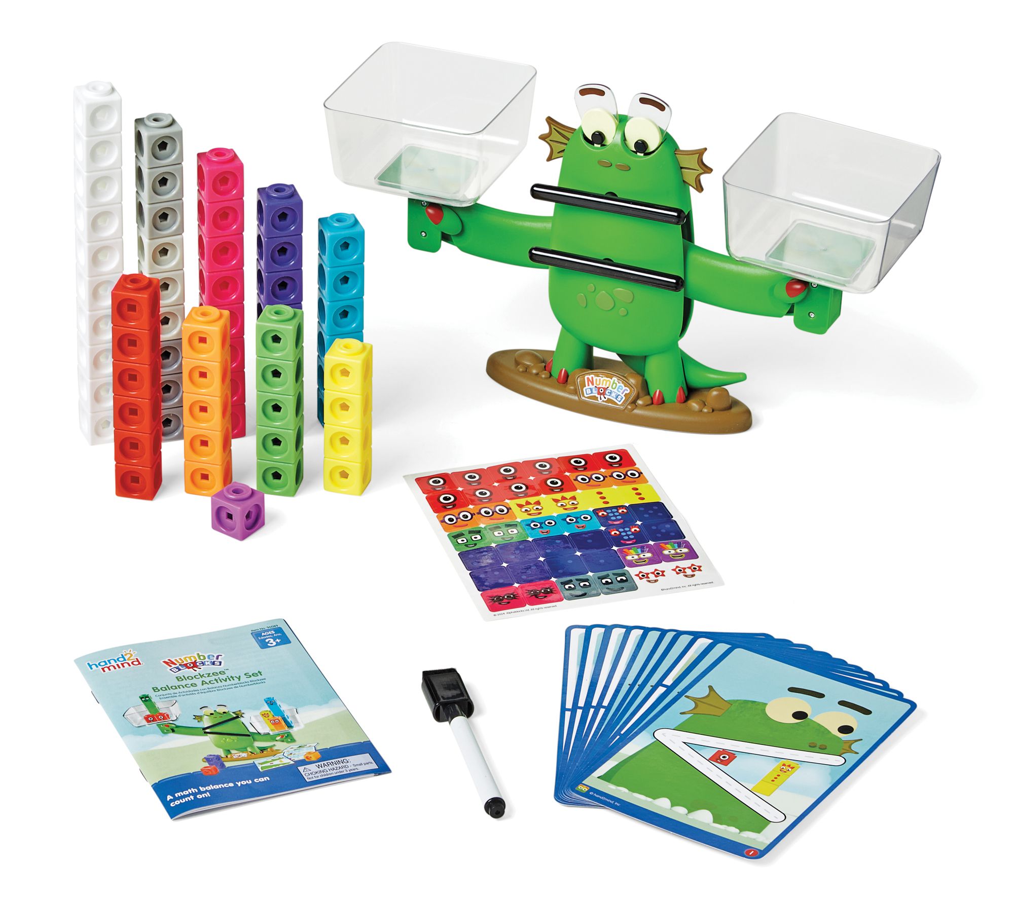 Hand2Mind Numberblocks Blockzee Balance Activity Set