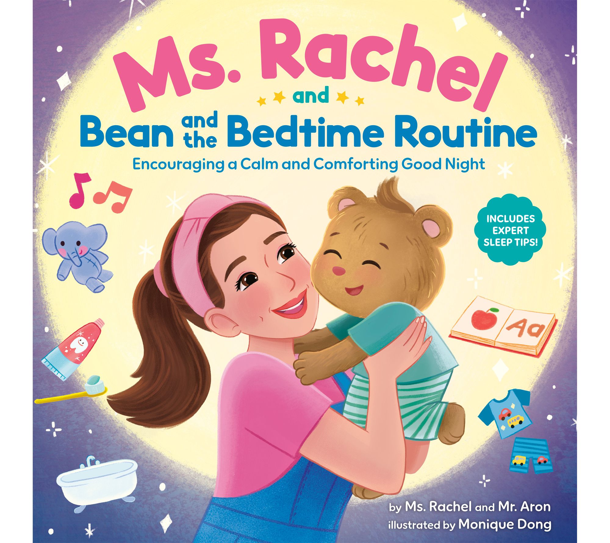 Ms. Rachel and Bean and the Bedtime Routine Book