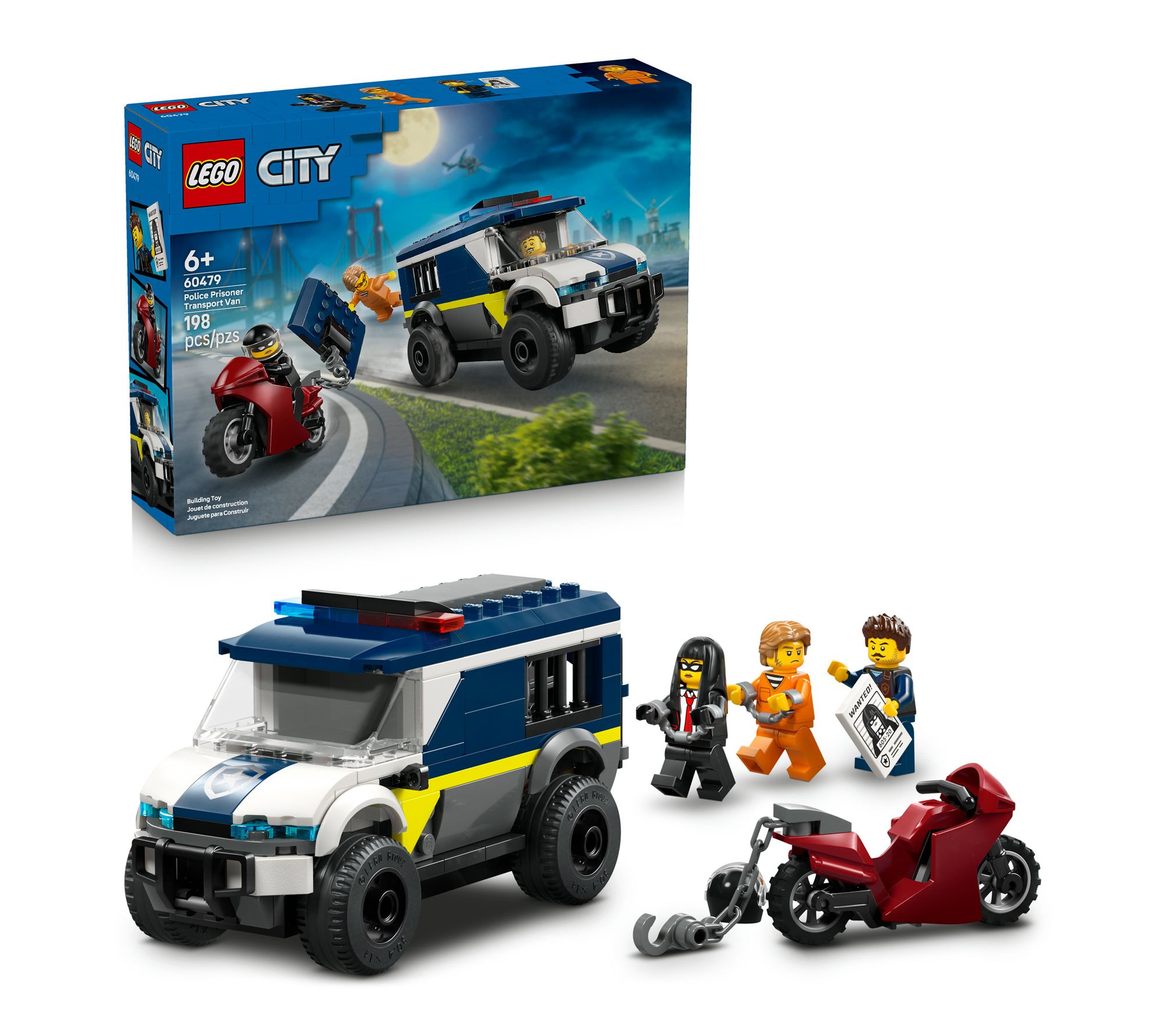 LEGO City Police Prisoner Transport Van Building Toy 60479
