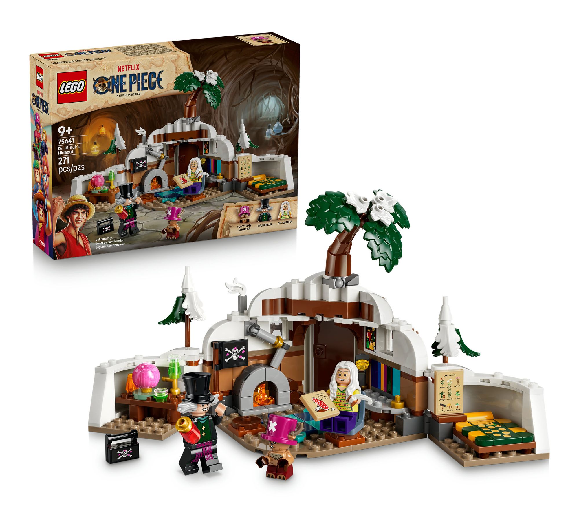 LEGO ONE PIECE Dr. Hiriluk's Hideout 75641 271 Pieces | QVC
