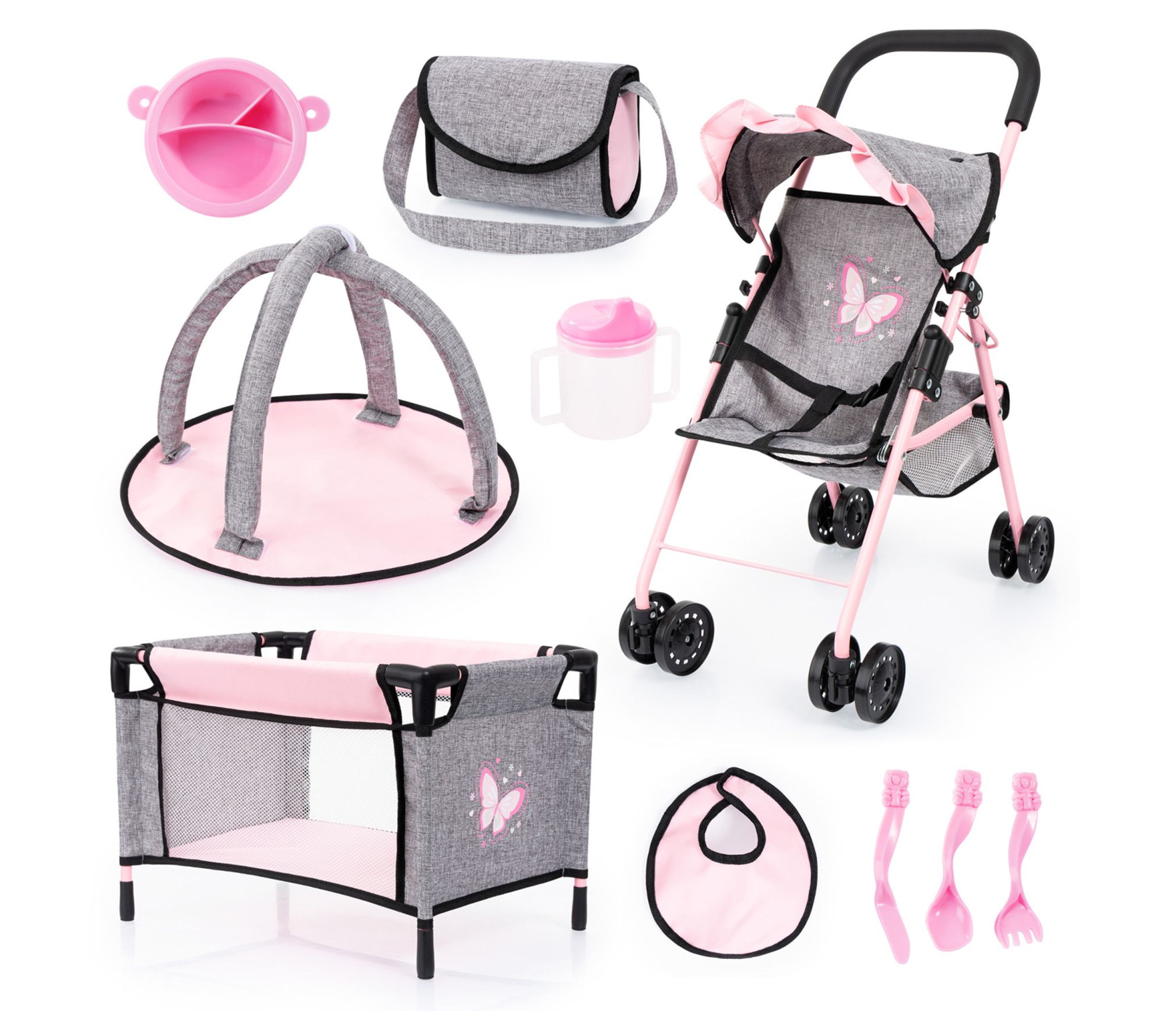 Bayer Design Dolls Buggy Set - 10pc