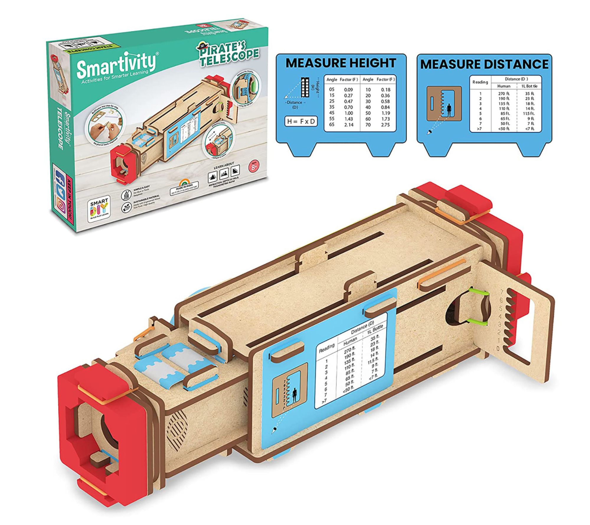 Smartivity Pirate's Telescope Measuring Kit
