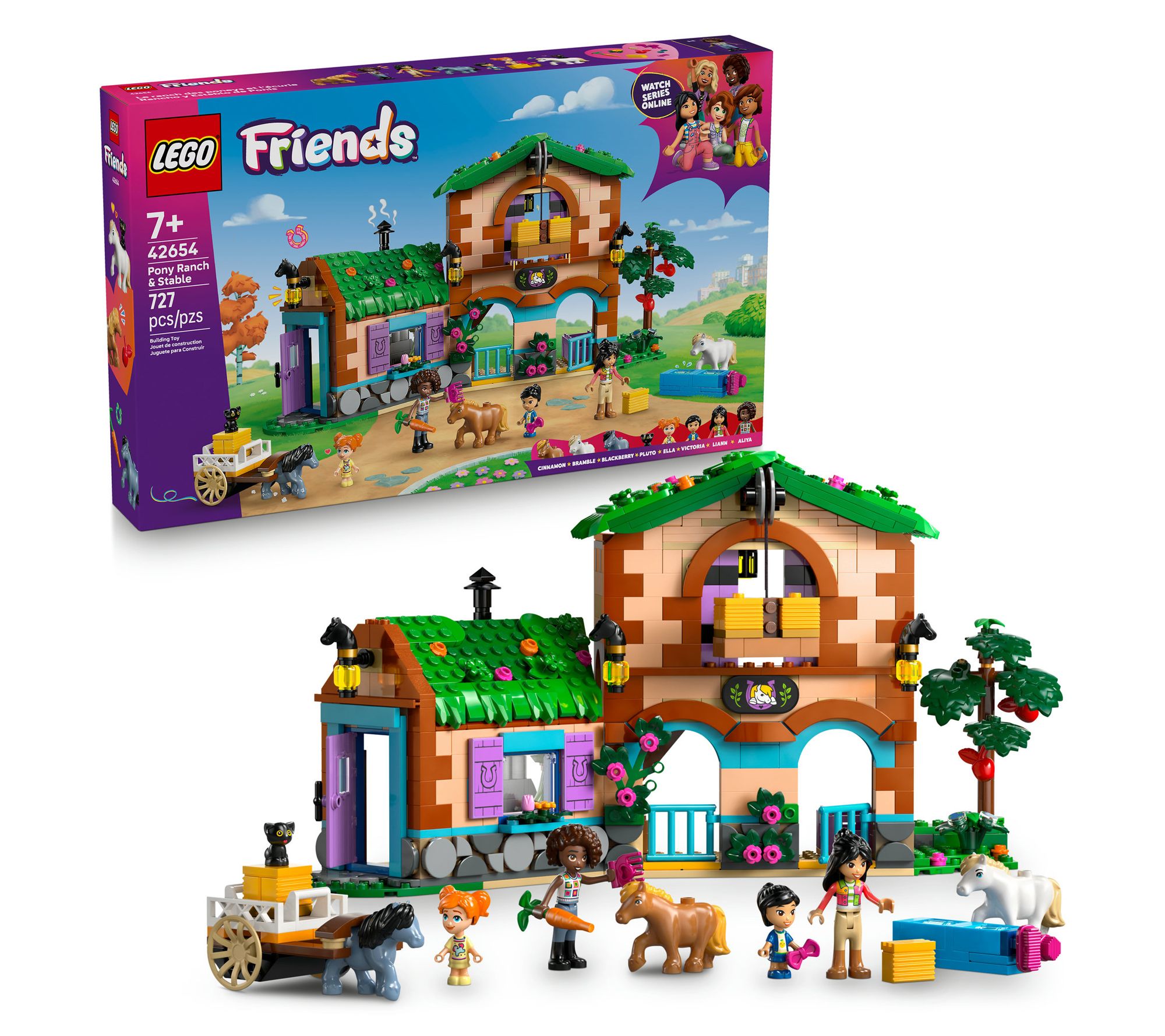 LEGO Friends Pony Ranch & Stable Building Set Horse Toy Playse