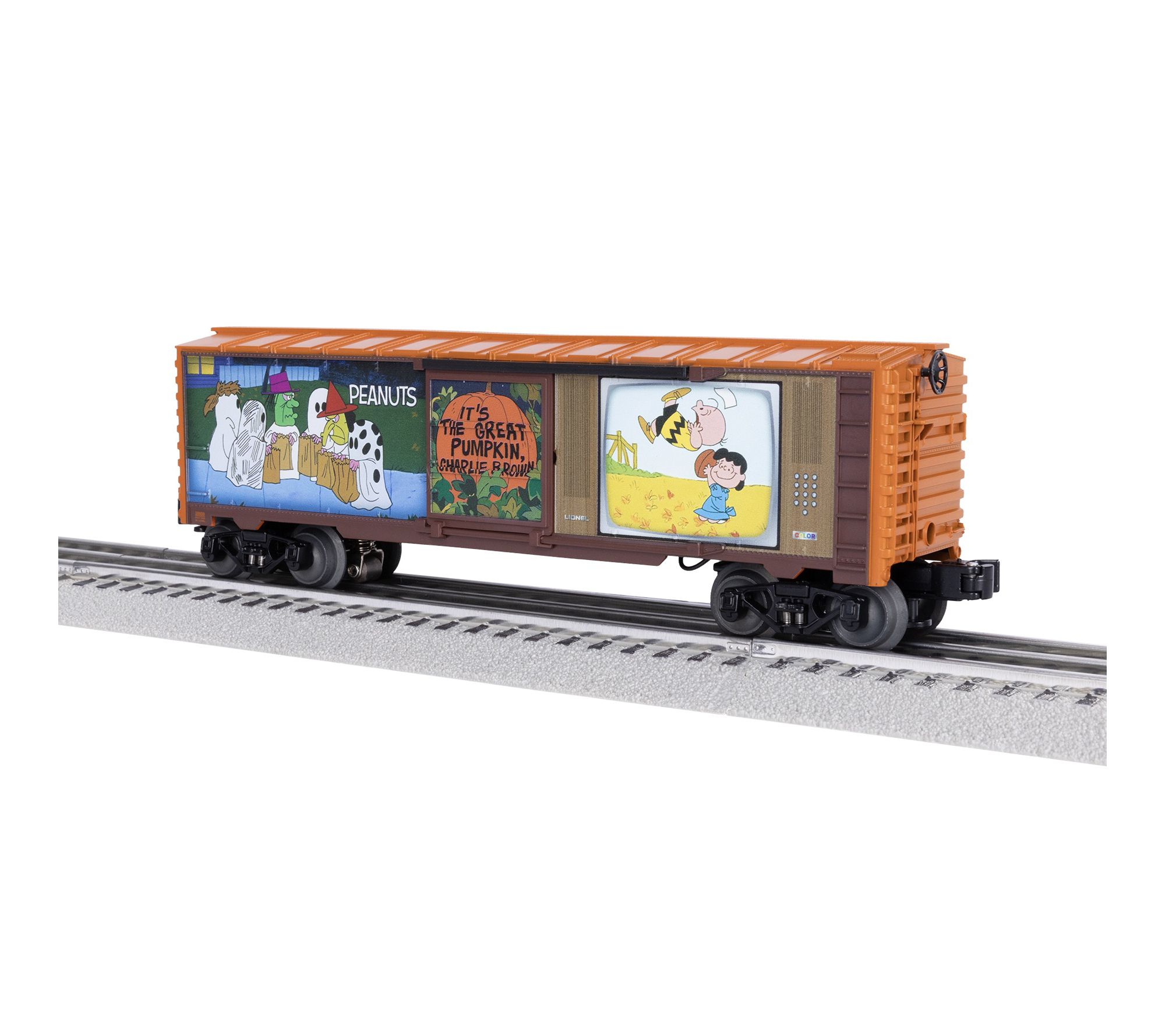 Lionel Peanuts Charlie Brown Illuminated TV Boxcar