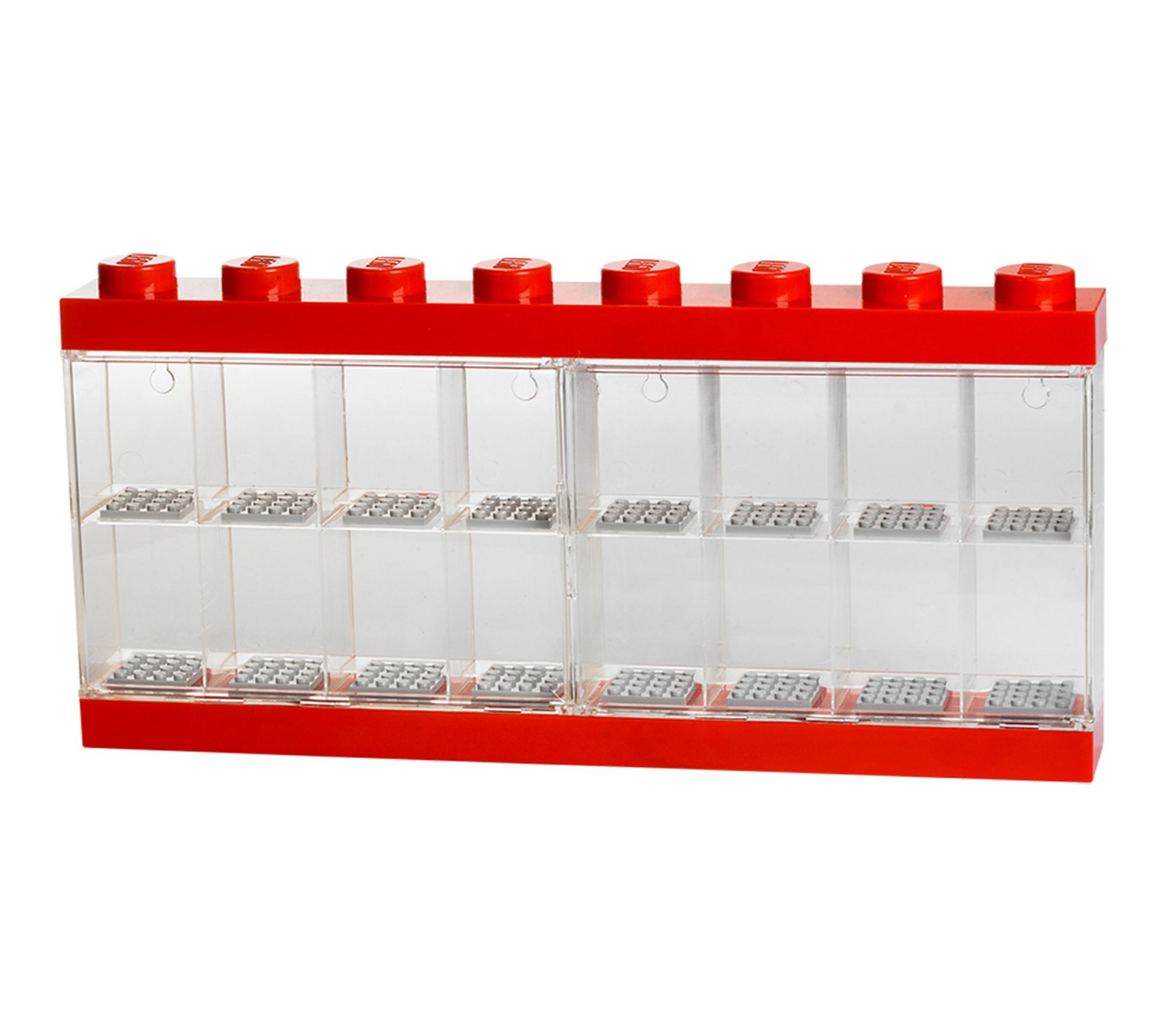 LEGO Minifigure Display Case 16, Bright Red