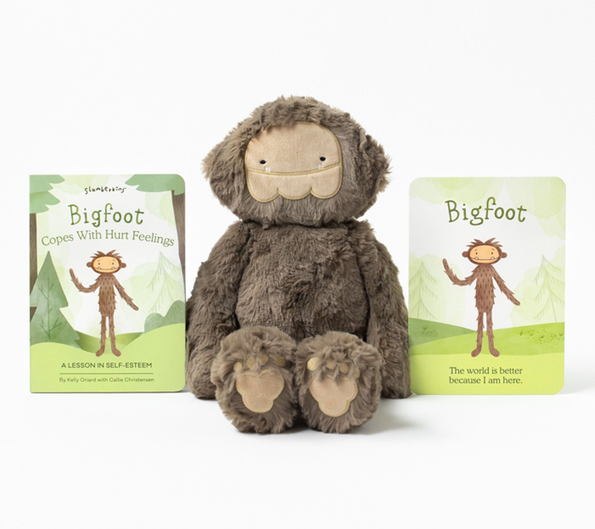 Slumberkins Bigfoot for Self Confidence Kin Set