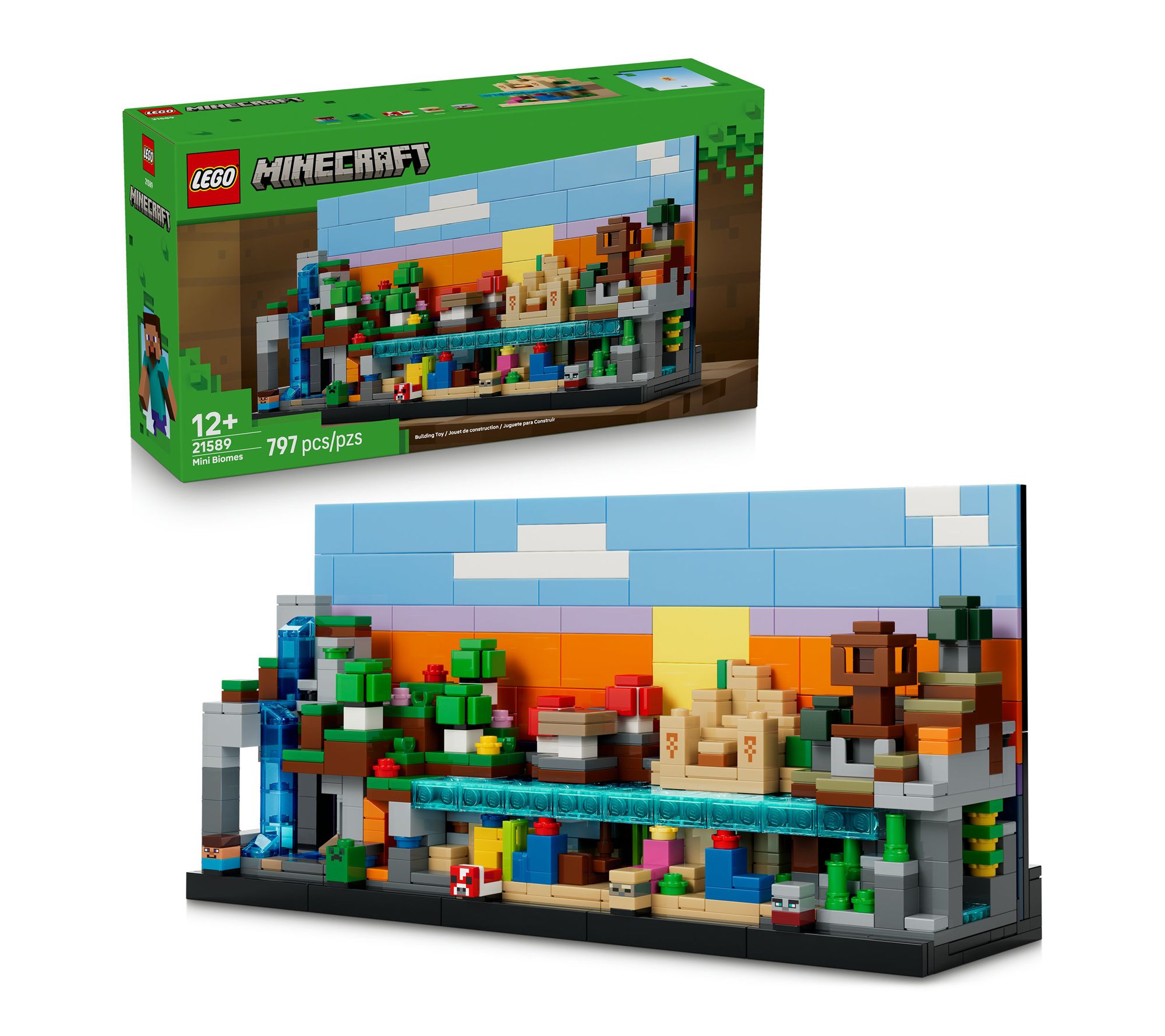 LEGO Minecraft Mini Biomes Gaming Art BuildingSet 21589