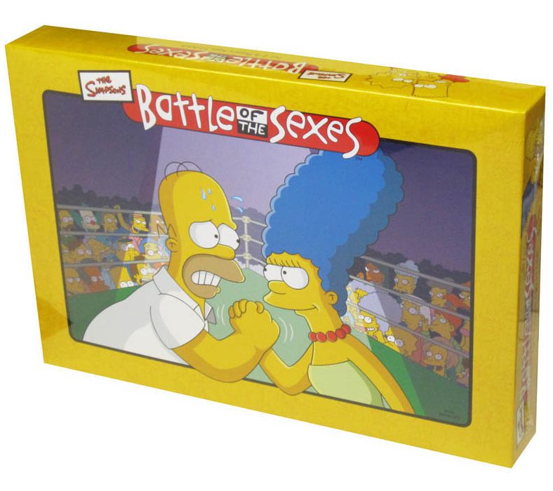 University Games Battle of the Sexes - The Simpsons Ed. Game
